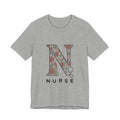 Floral N Nurse Tee | Retro Vacation Vibe, Floral Lettering Nurse T-Shirt