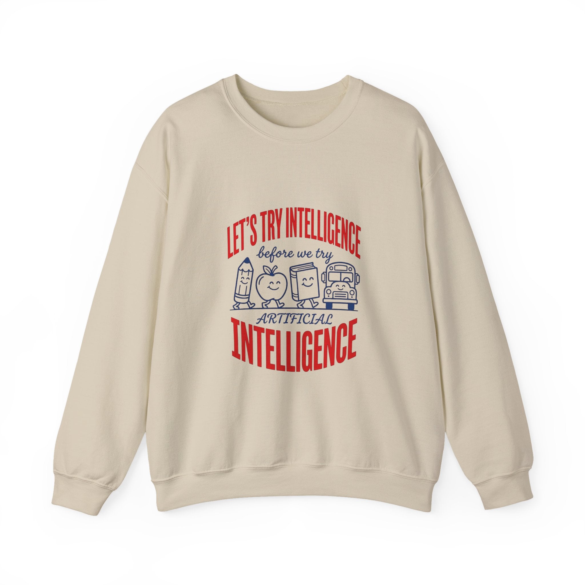 School try intelligence Unisex Heavy Blend™ Crewneck Sweatshirt