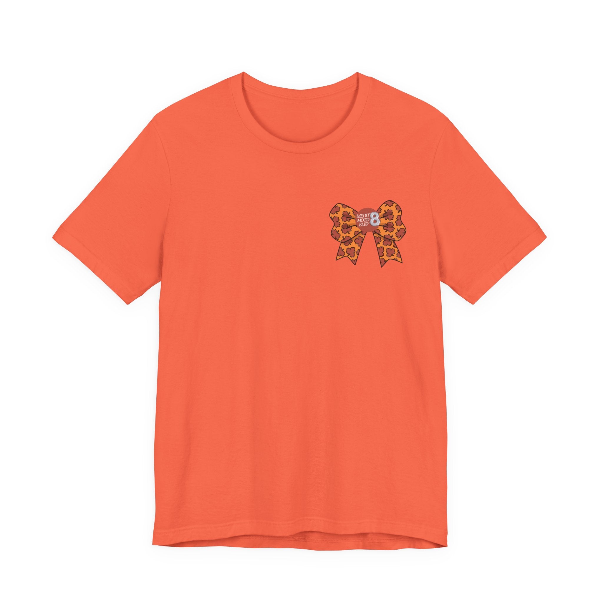 Thankful Grateful Blessed Tee — Autumn Bow Fall Thanksgiving Shirt