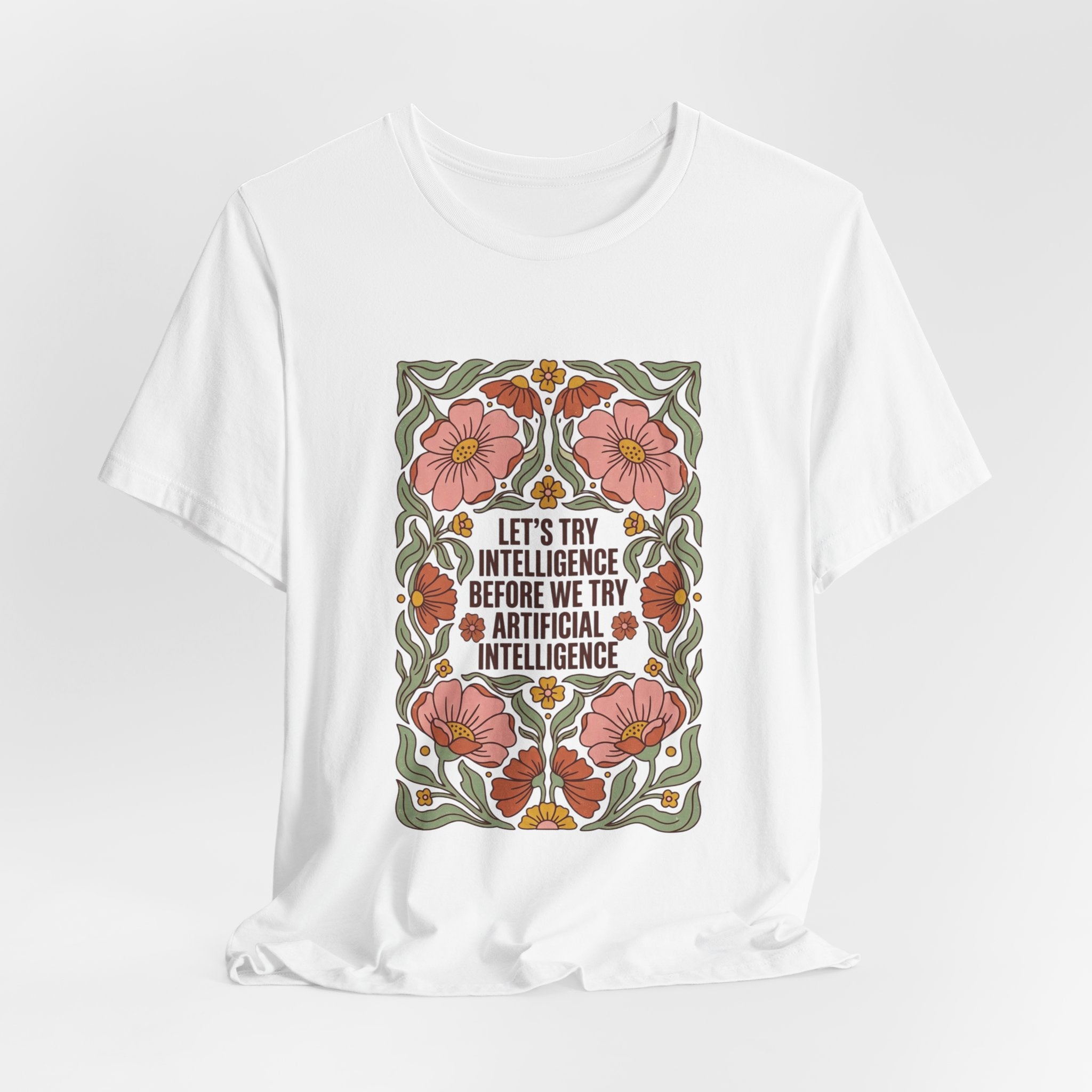 Flower try intelligence Unisex Jersey Short Sleeve Tee