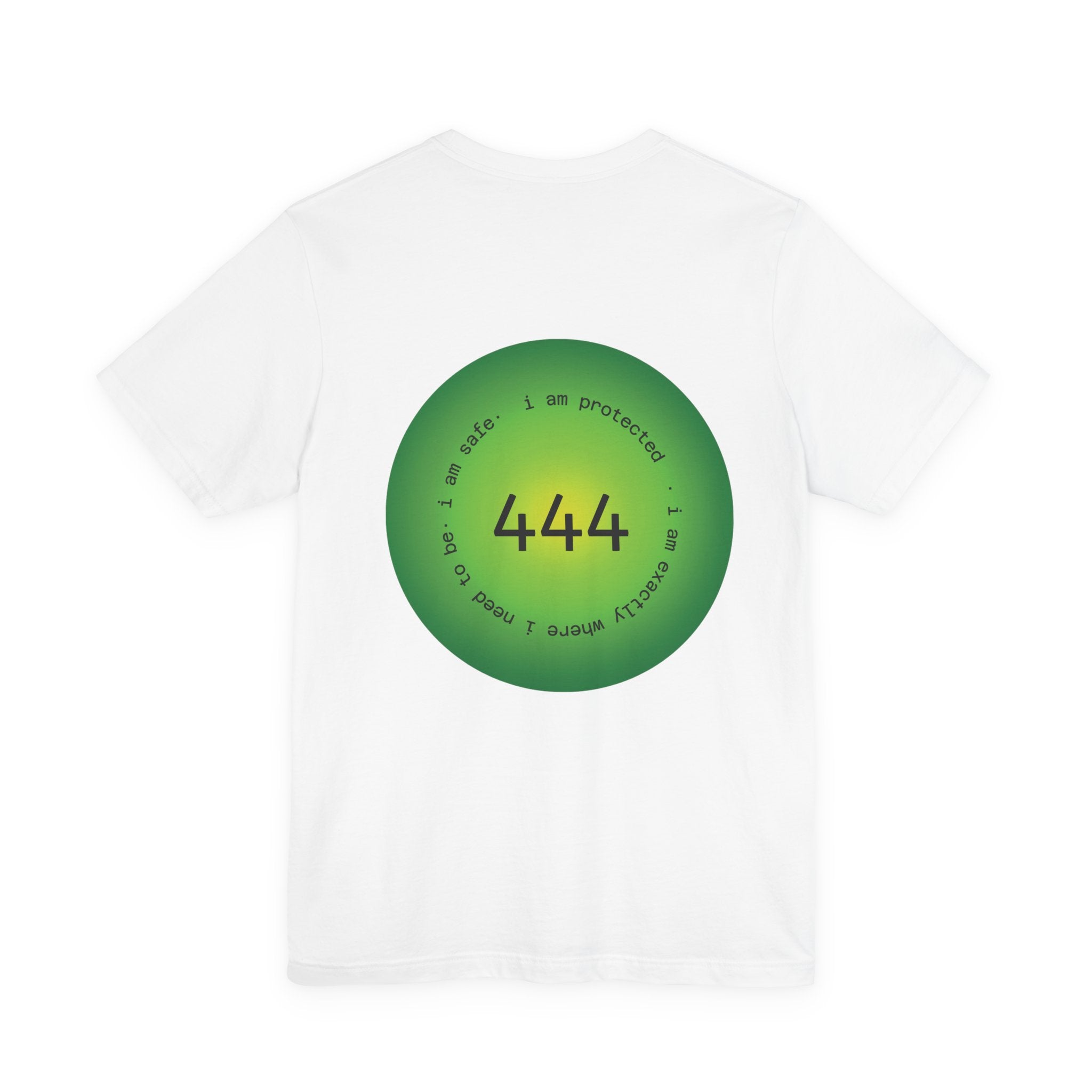 444 Protection Circle Tee — Spiritual Numerology T-Shirt
