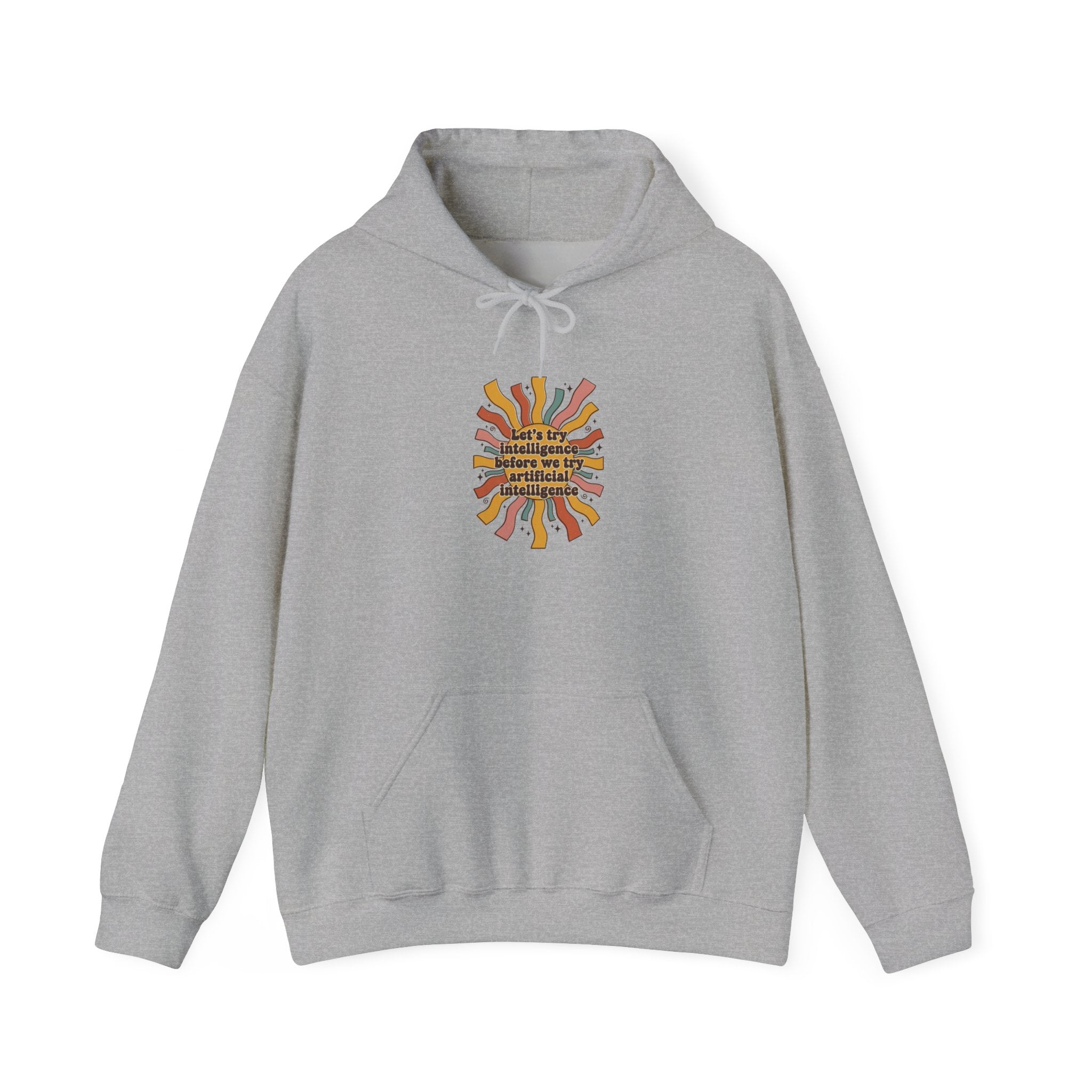 Groovy try intelligence  Unisex Heavy Blend™ Hooded Sweatshirt