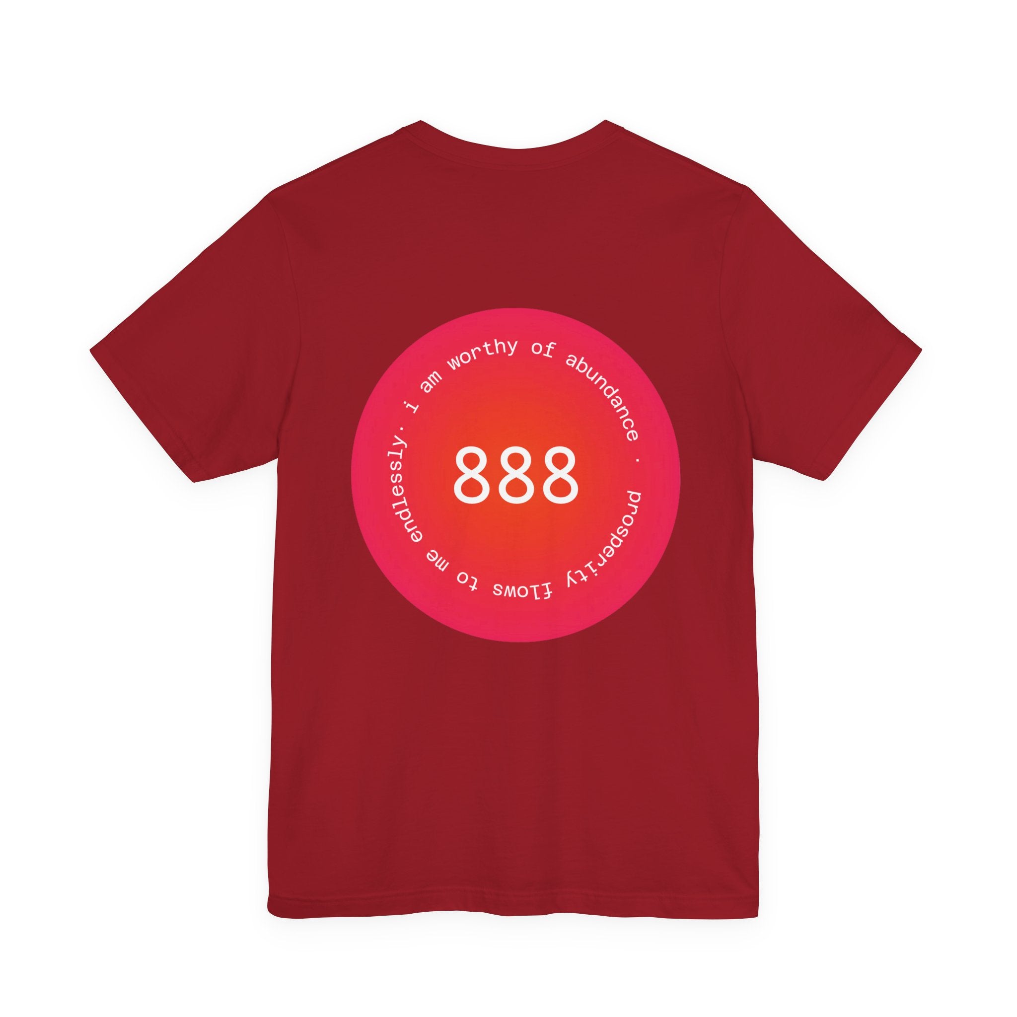 888 Abundance Tee — Inspirational Numerology T-Shirt