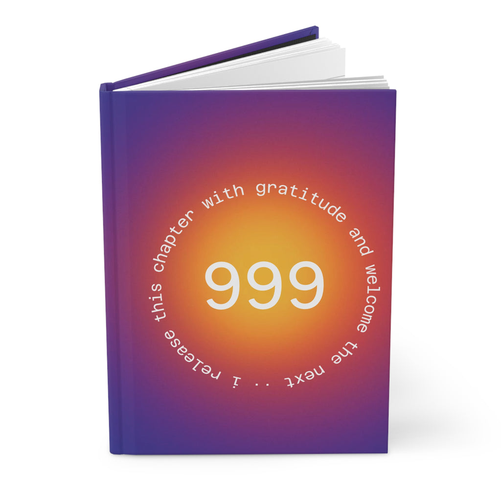 Hardcover Journal — 999 Gratitude & New Chapter Notebook