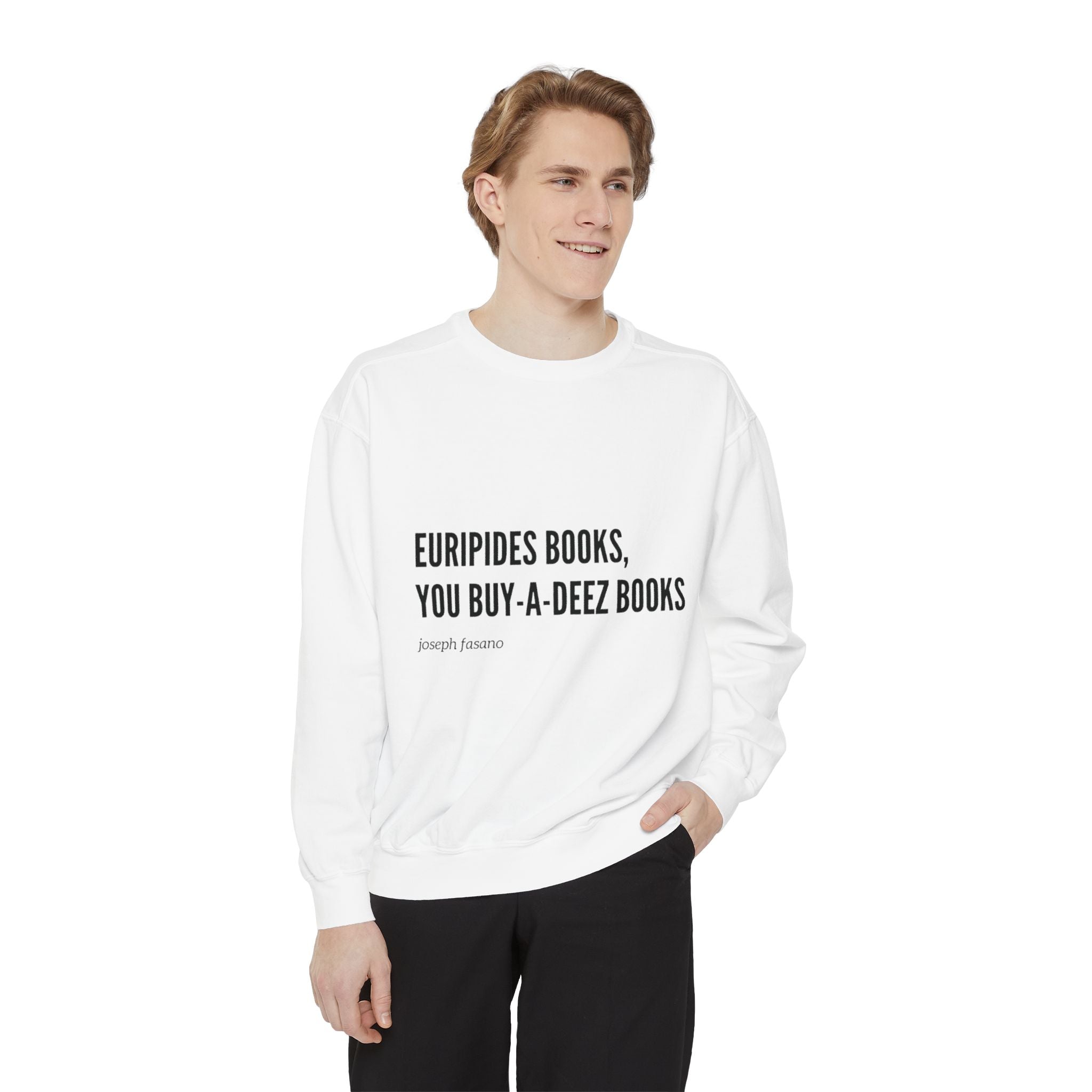 "euripides" crew neck sweatshirt