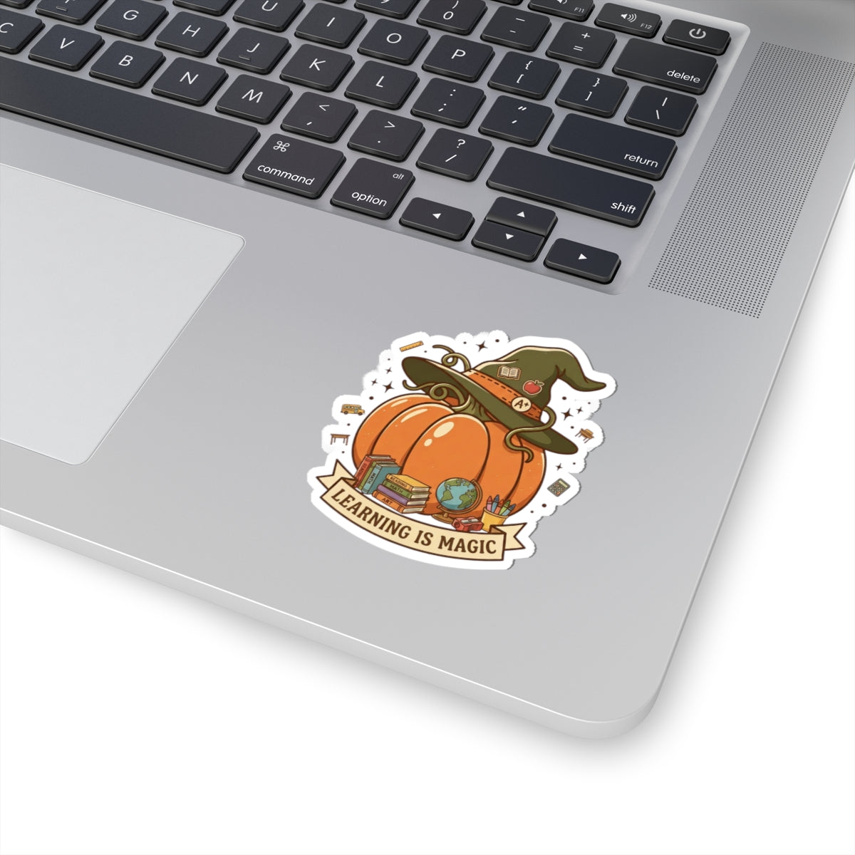 Learning Is Magic Pumpkin Sticker | Teacher Fall Halloween Autumn
