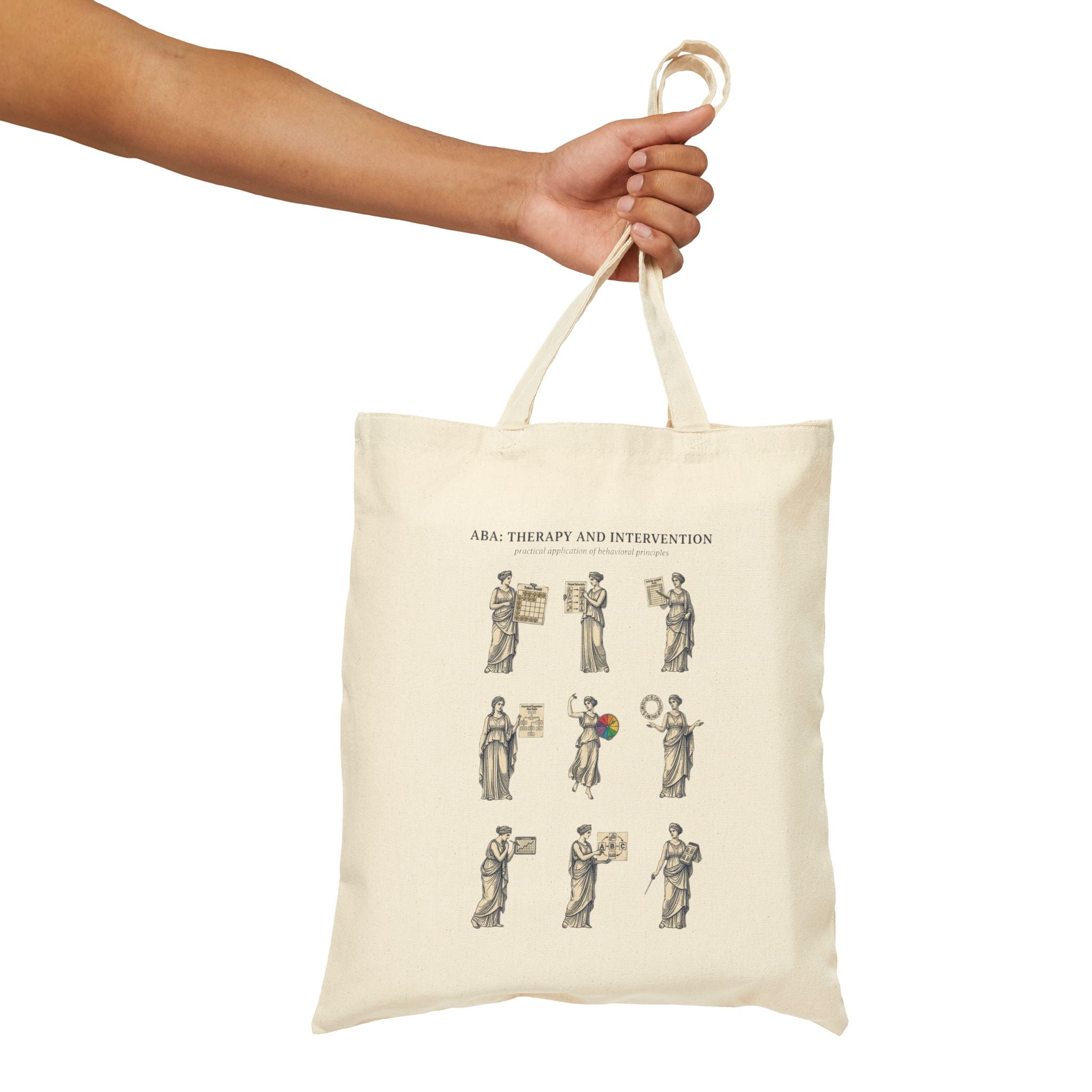 Greek Mythology Statues Tote | Mythcore, Classical Art Canvas