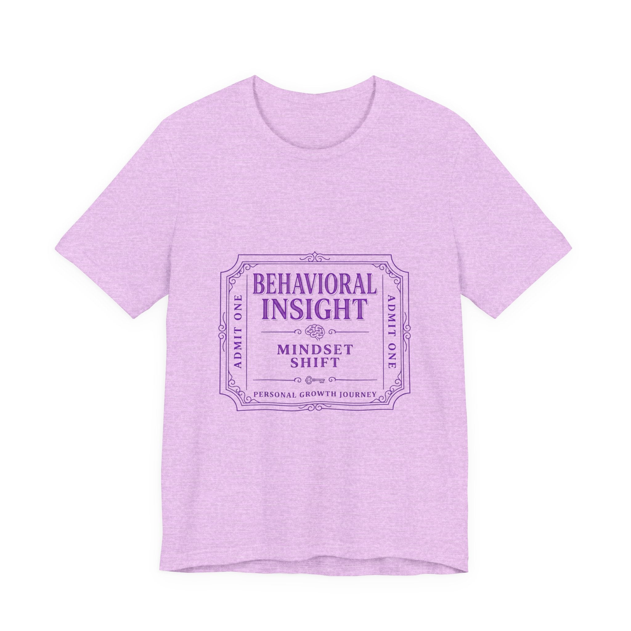 Behavioral Insight "Mindset Shift" Tee — Personal Growth Ticket Graphic T-Shirt