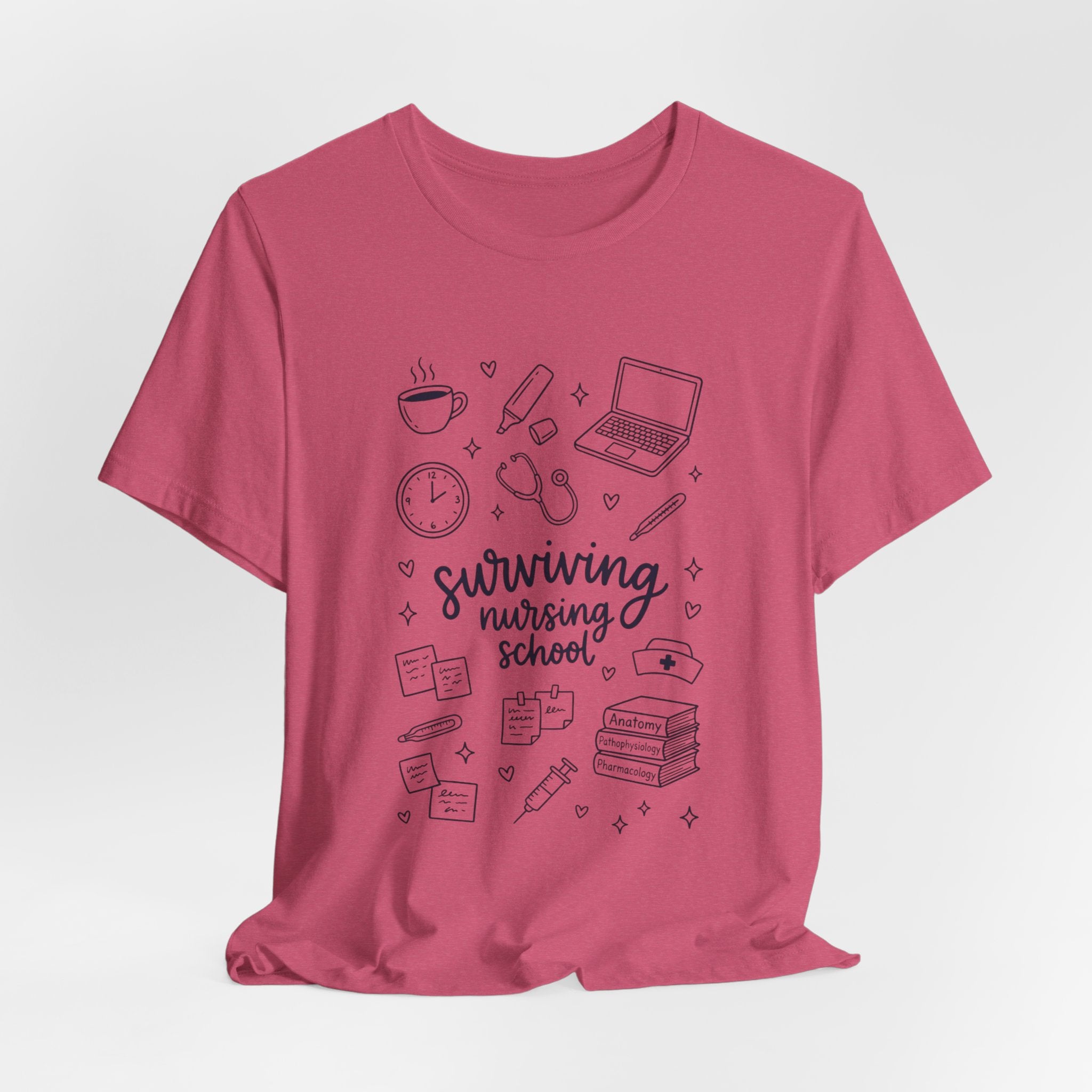 Surviving Nursing School T-Shirt — Nursing Student Gift Tee