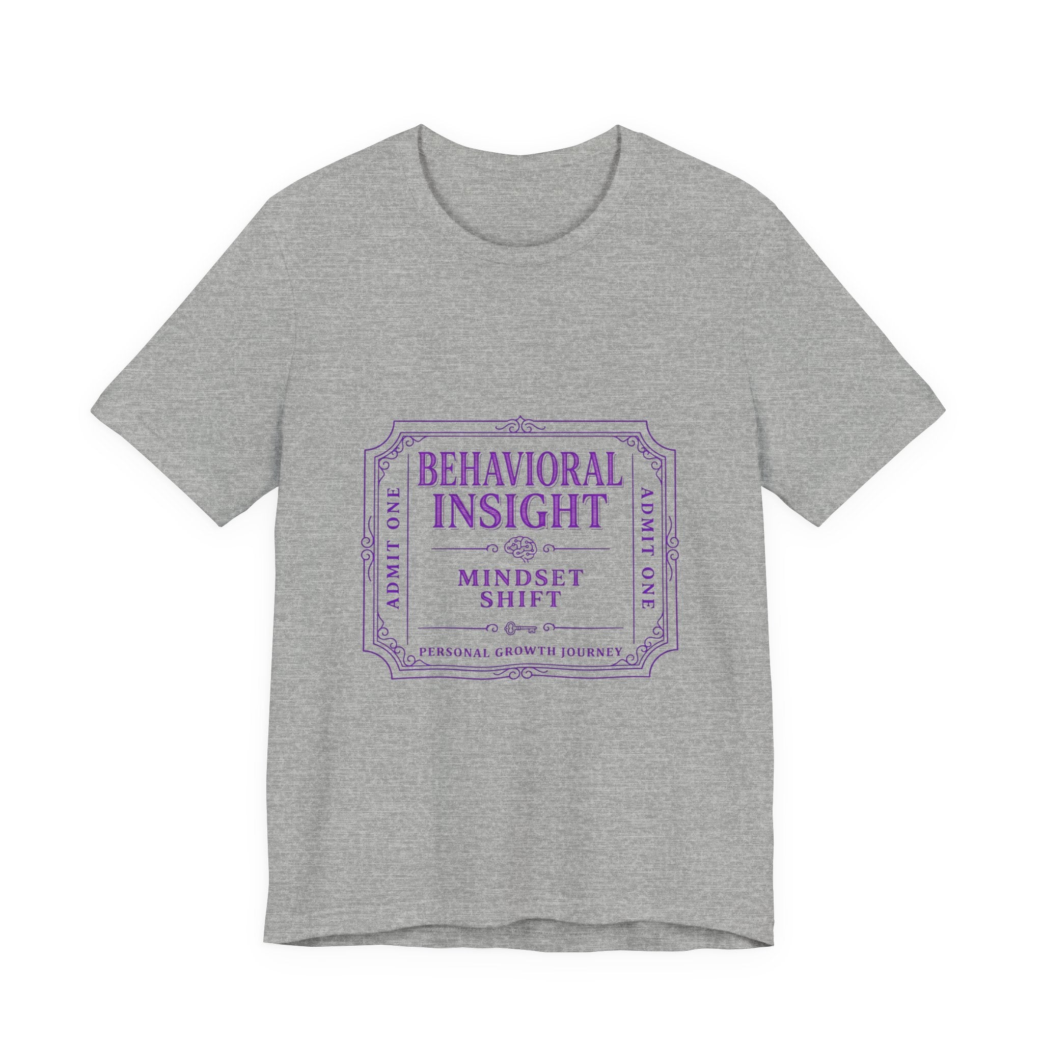 Behavioral Insight "Mindset Shift" Tee — Personal Growth Ticket Graphic T-Shirt