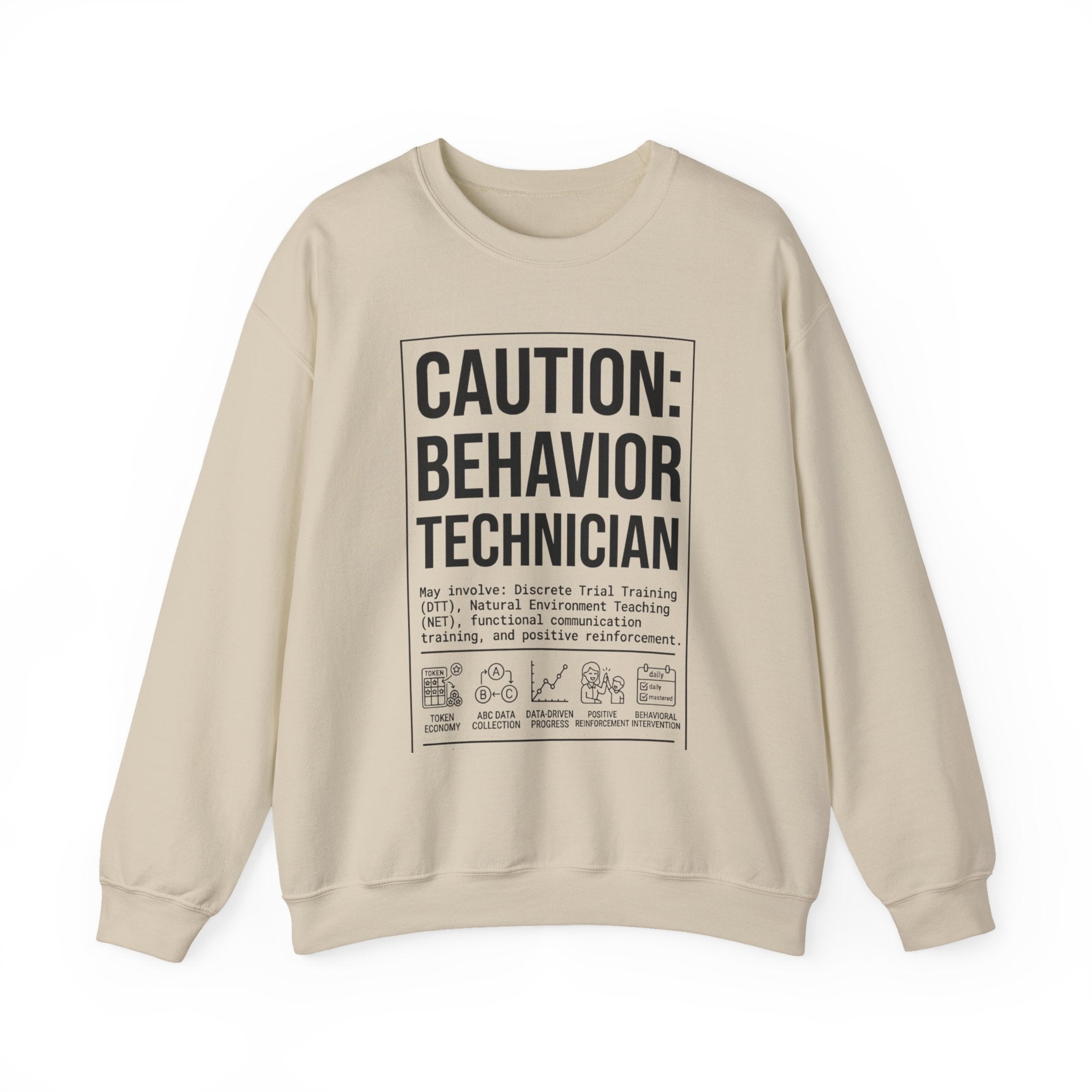 Caution: Behavior Technician Sweatshirt | Leo Season Zodiac Pride