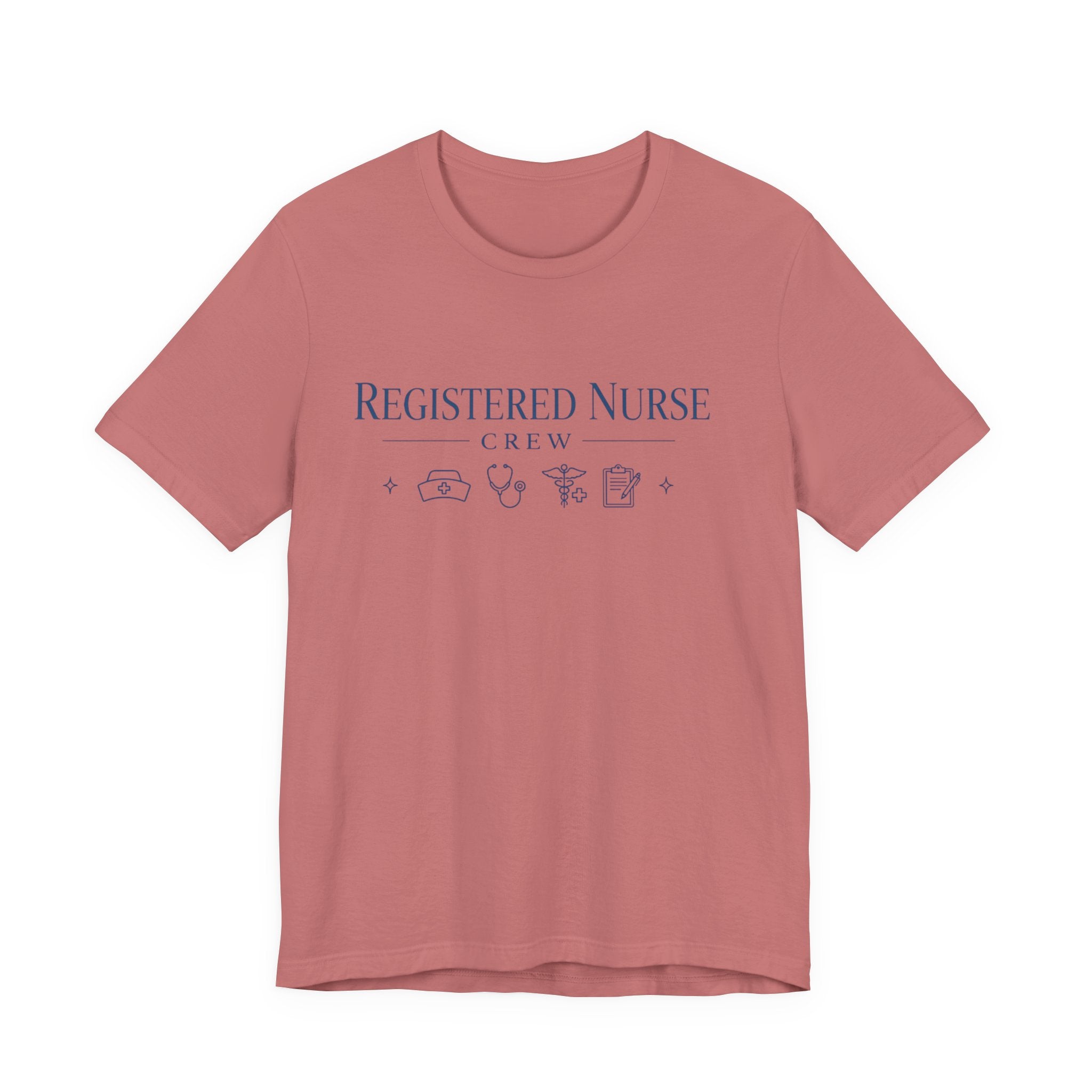 Registered Nurse Crew T-Shirt — Nurse Appreciation Short Sleeve Tee
