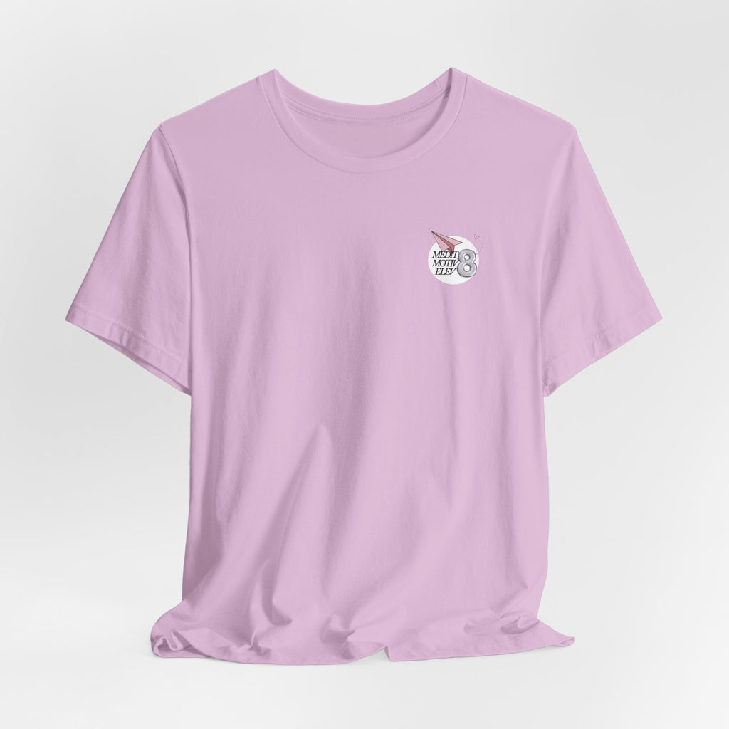 Let It Go Tee — Pink Paper Airplane Graphic T-Shirt