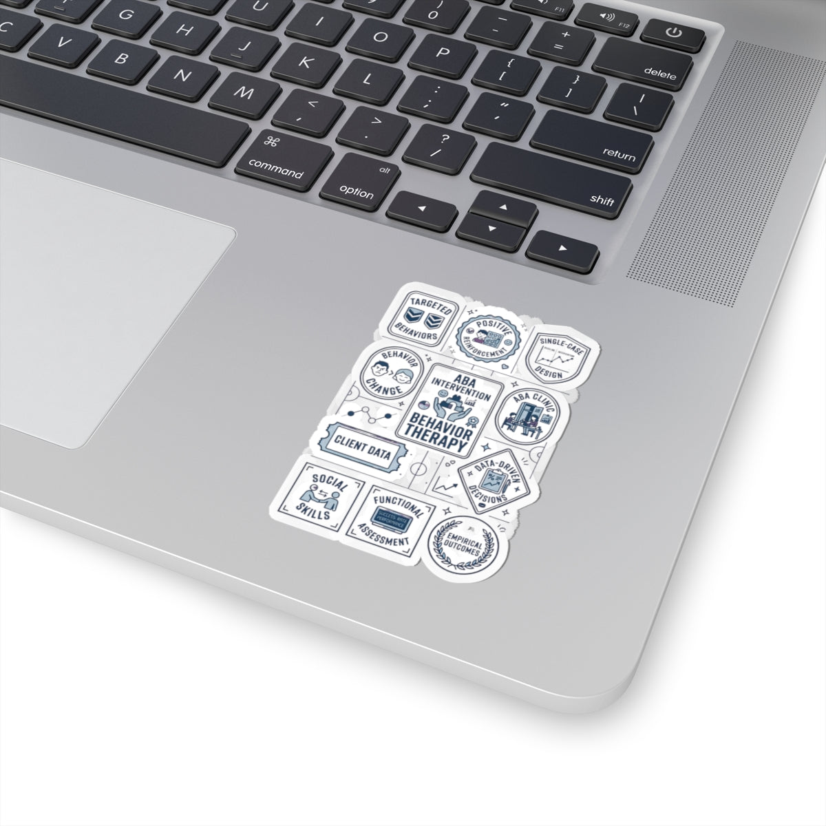 ABA Behavior Therapy Sticker Sheet — Kiss-Cut Therapeutic Icons for Clinicians & Students