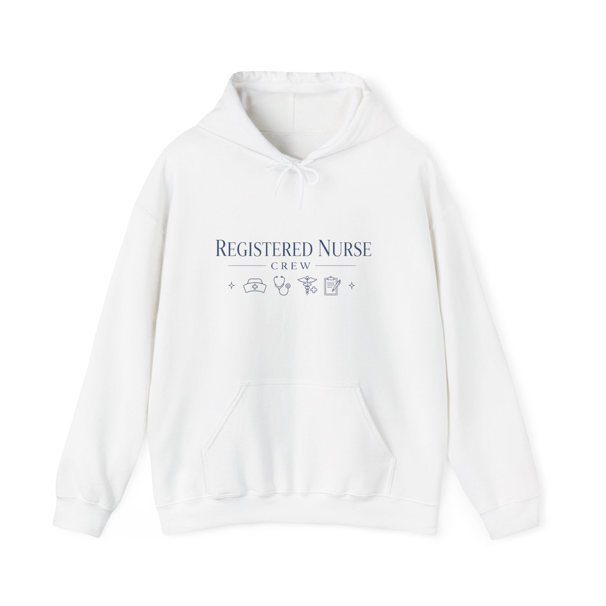 Registered Nurse Crew Hoodie — Minimalist Nurse Appreciation Gift
