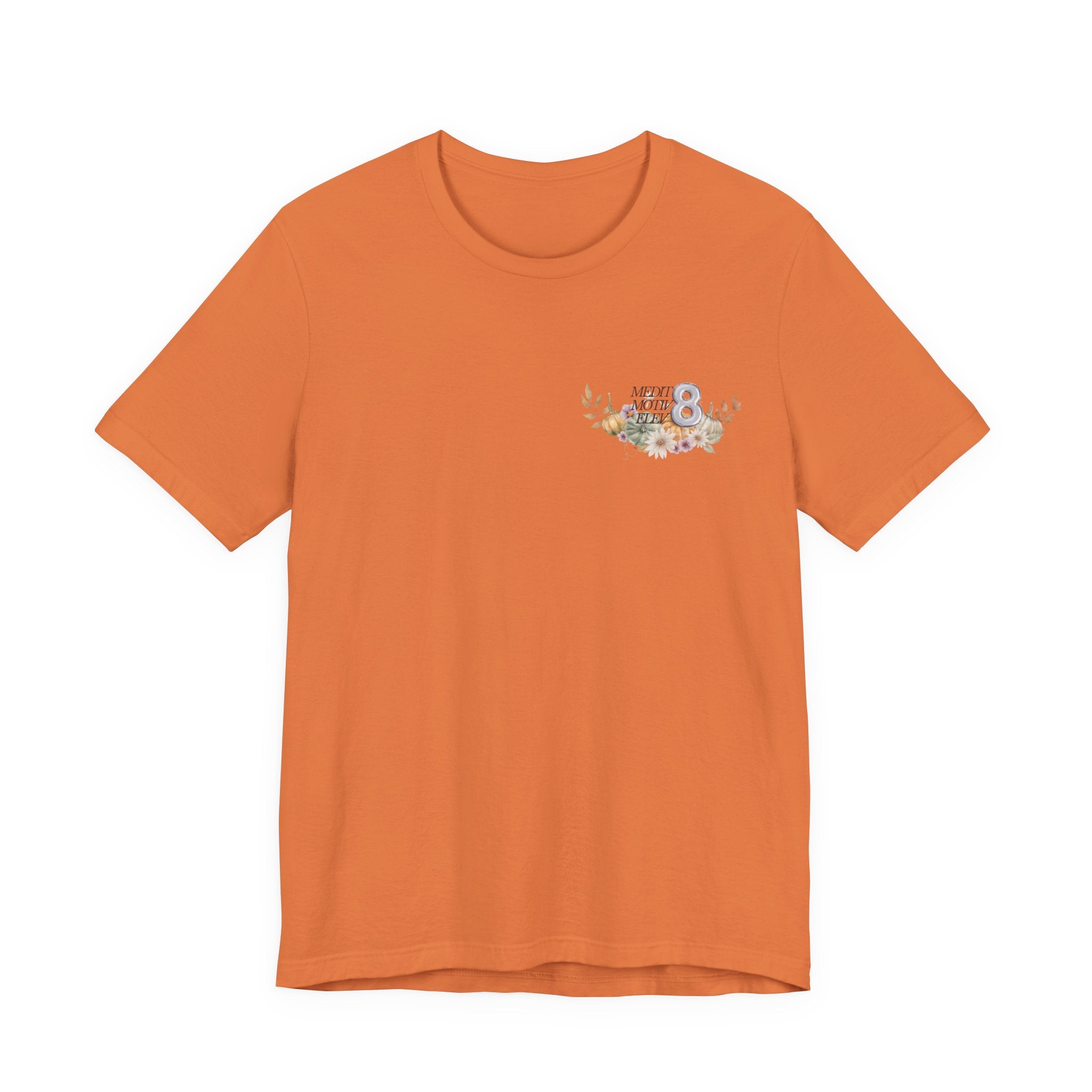 Overthink the Good Pumpkin Floral Tee