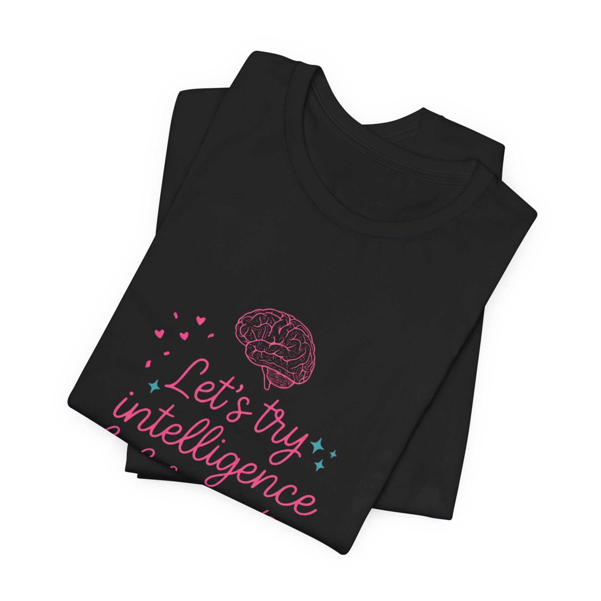 Brainy try intelligence Unisex Jersey Short Sleeve Tee