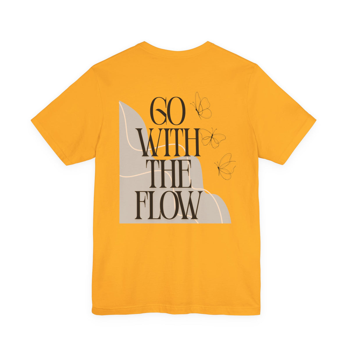 Go With The Flow Tee — Inspirational Graphic T‑Shirt