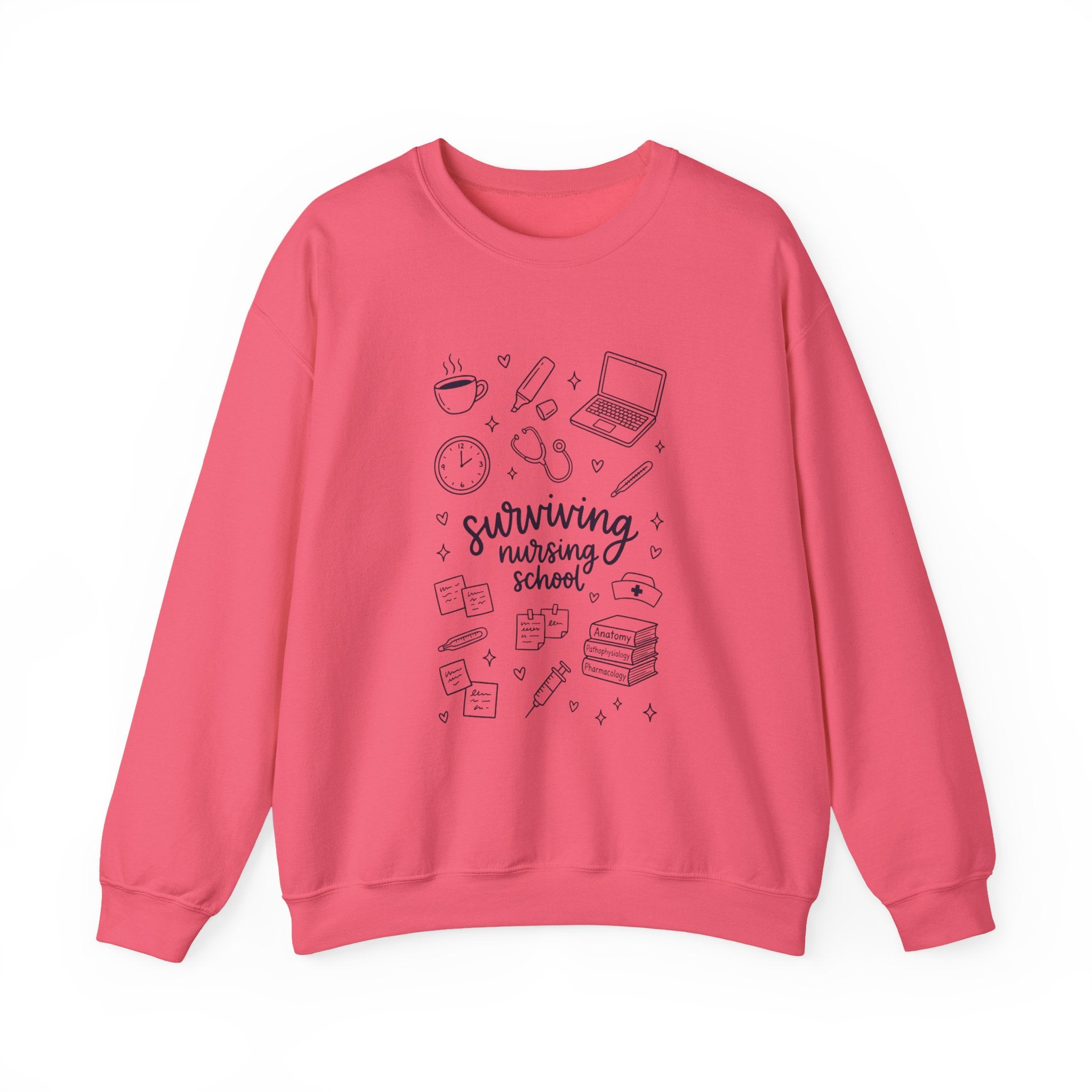 Surviving Nursing School Sweatshirt — Nursing Student Crewneck