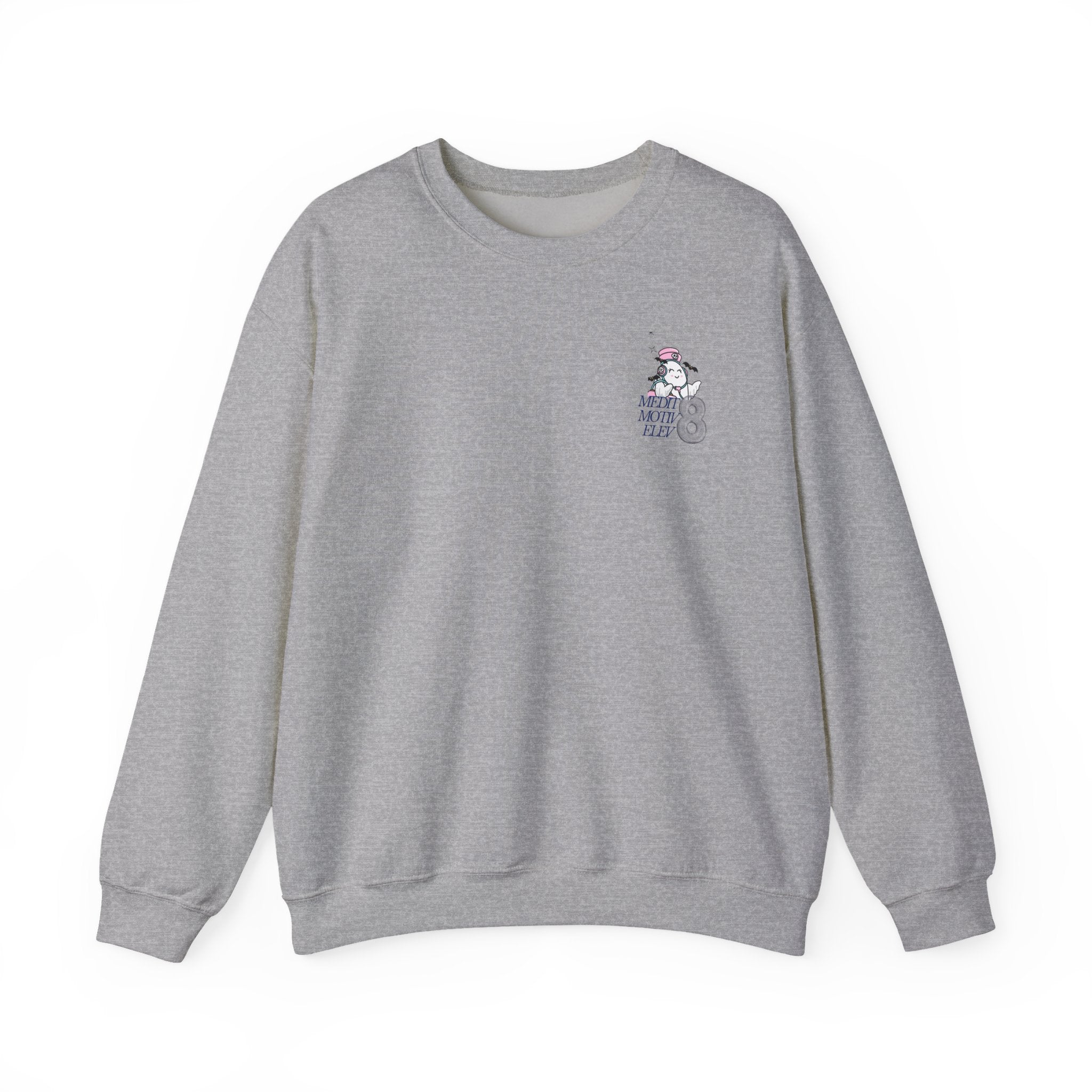 Spooky Season Crewneck Sweatshirt - Cute Pastel Ghosts Halloween Design