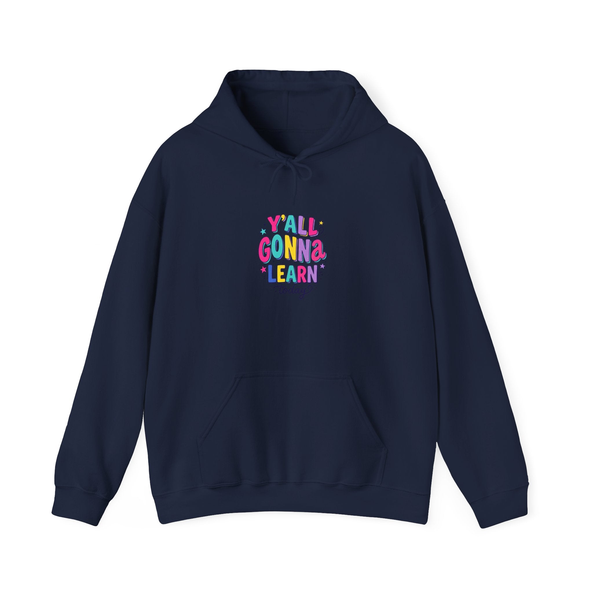 Y'all Gonna Learn hoodie | Christian rainbow scripture quote, playful faith sweatshirt