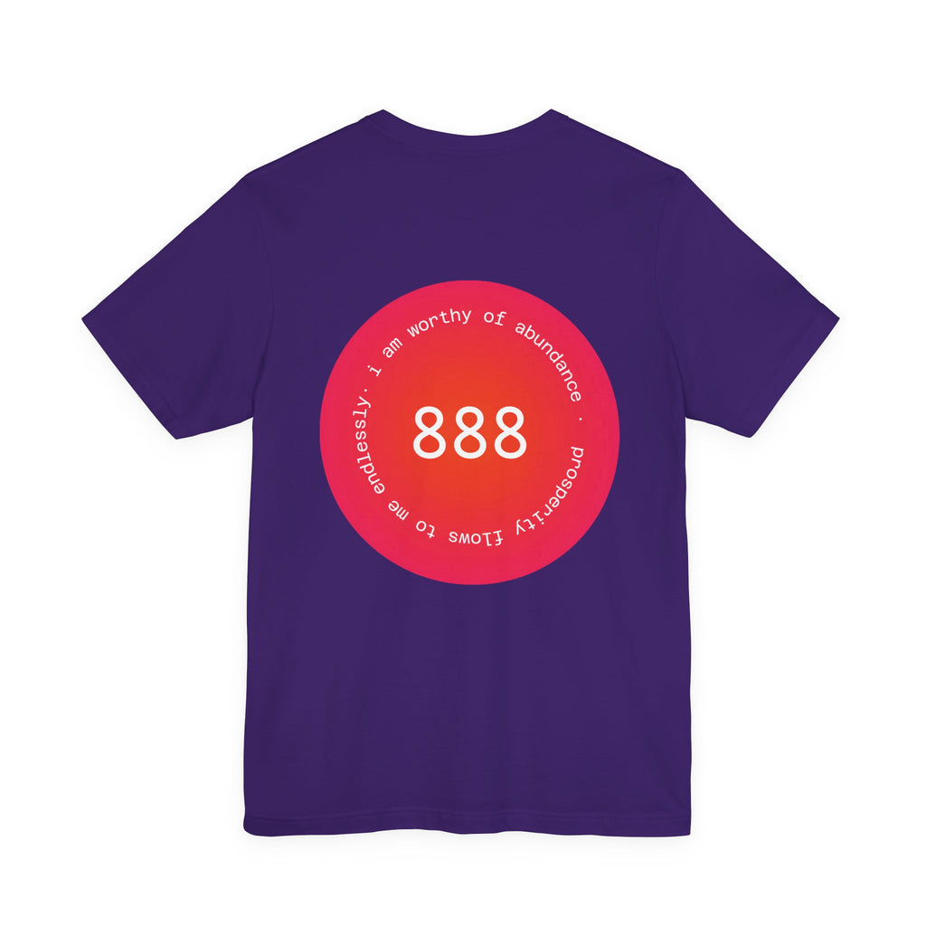 888 Abundance Tee — Inspirational Numerology T-Shirt