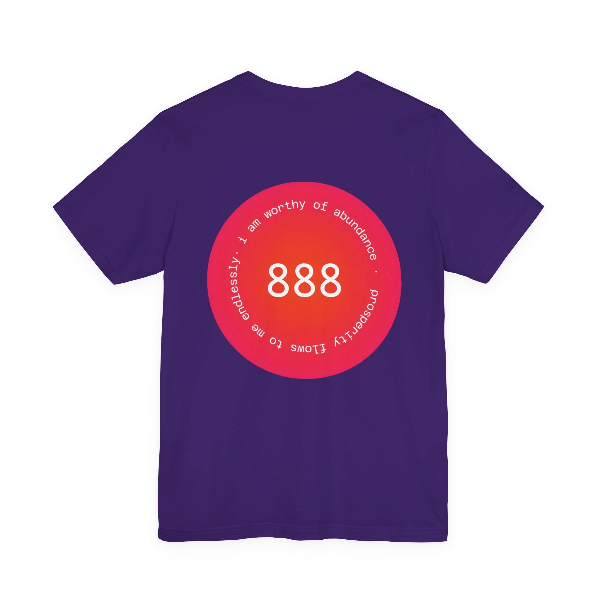 888 Abundance Tee — Inspirational Numerology T-Shirt