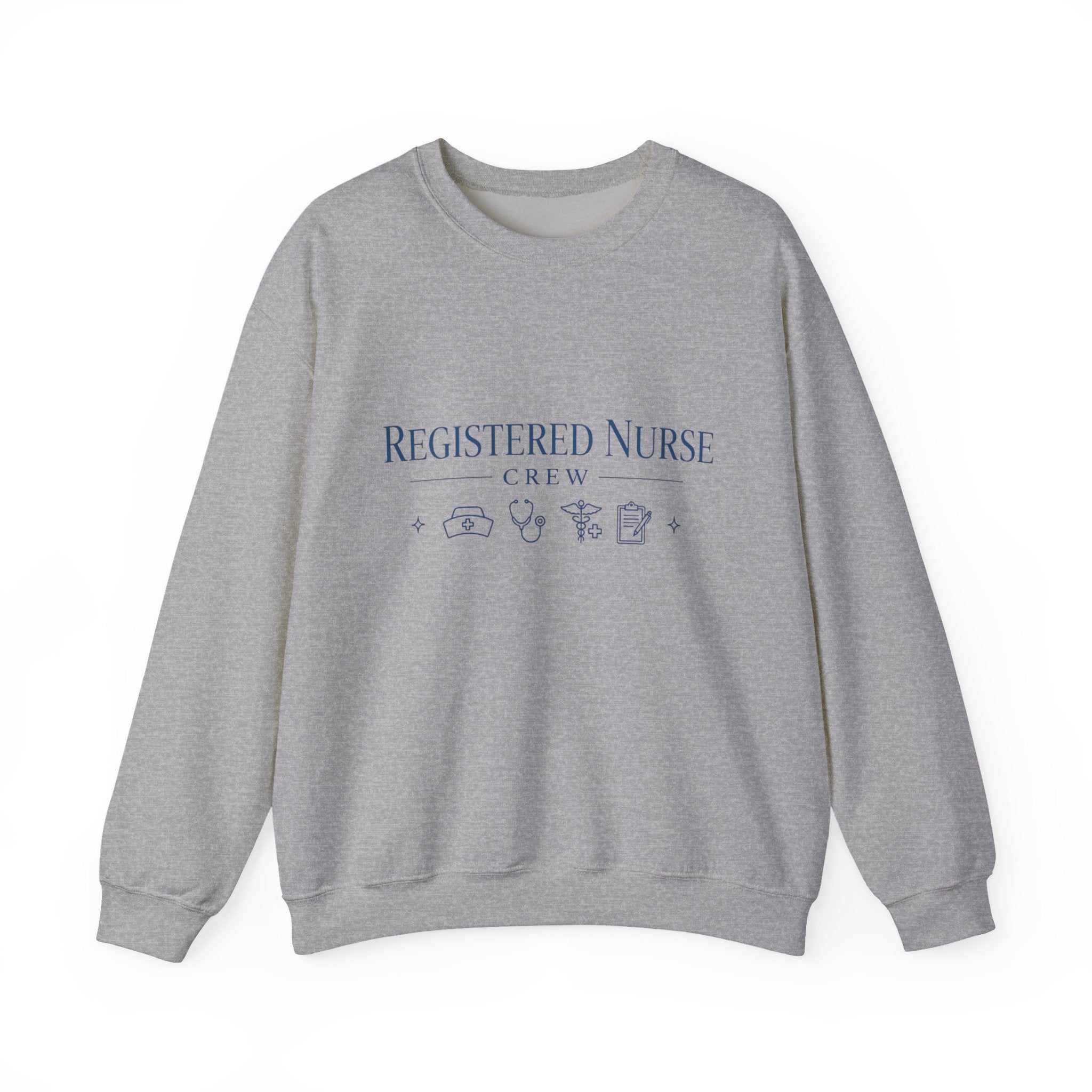 Registered Nurse Crewneck Sweatshirt – "Registered Nurse Crew" Comfort Pullover