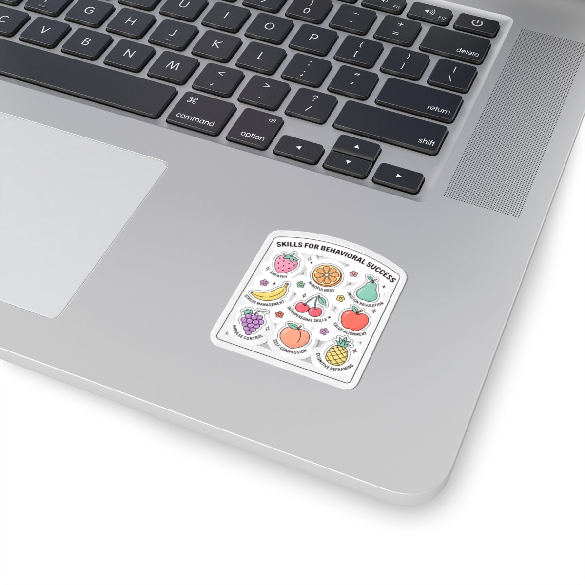 "Behavior Skills for Success" Sticker | Fruit-Themed ABA Sticker for RBTs, BCBAs, Teachers & Daycare Providers