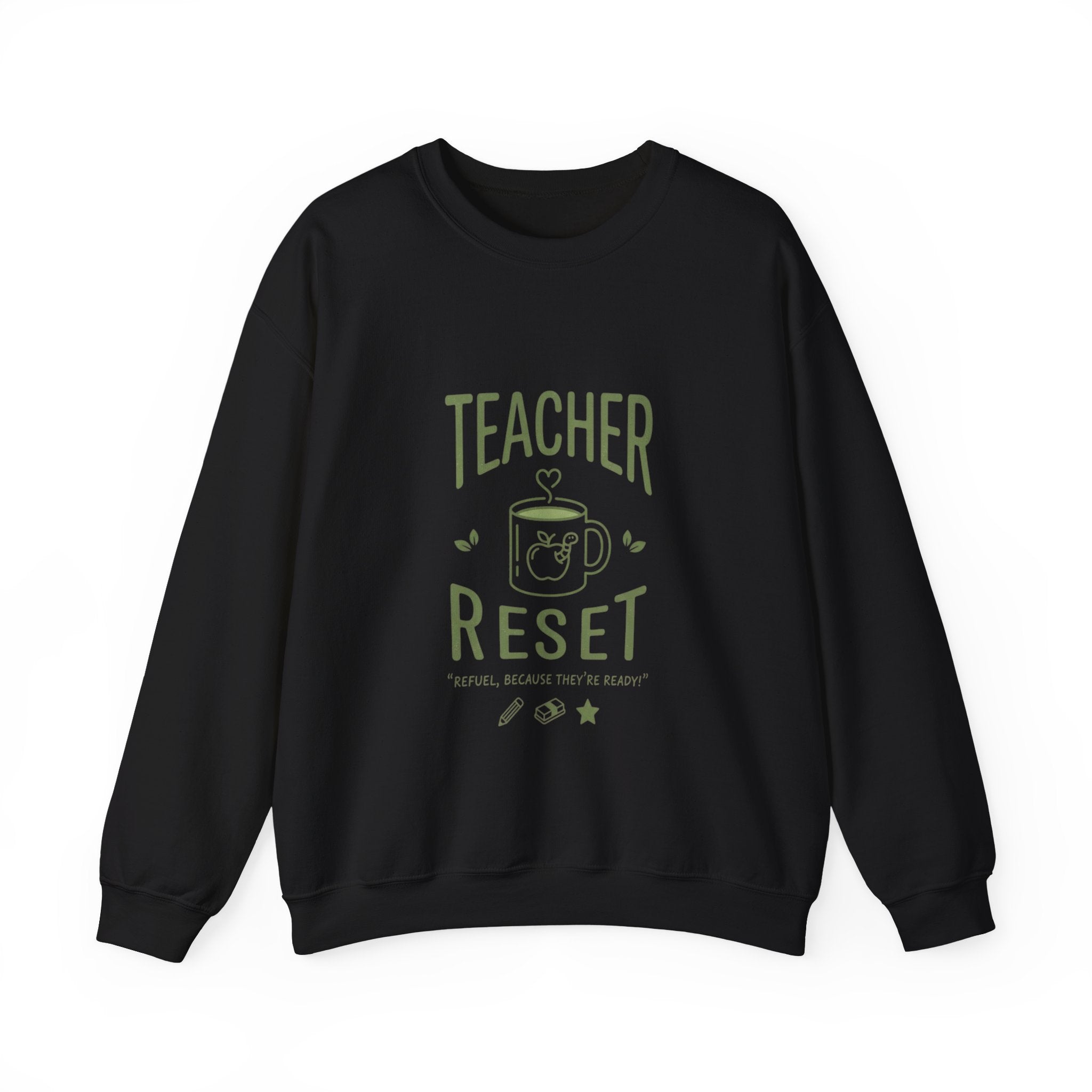 Teacher Reset Sweatshirt — Cozy Gift for Educators