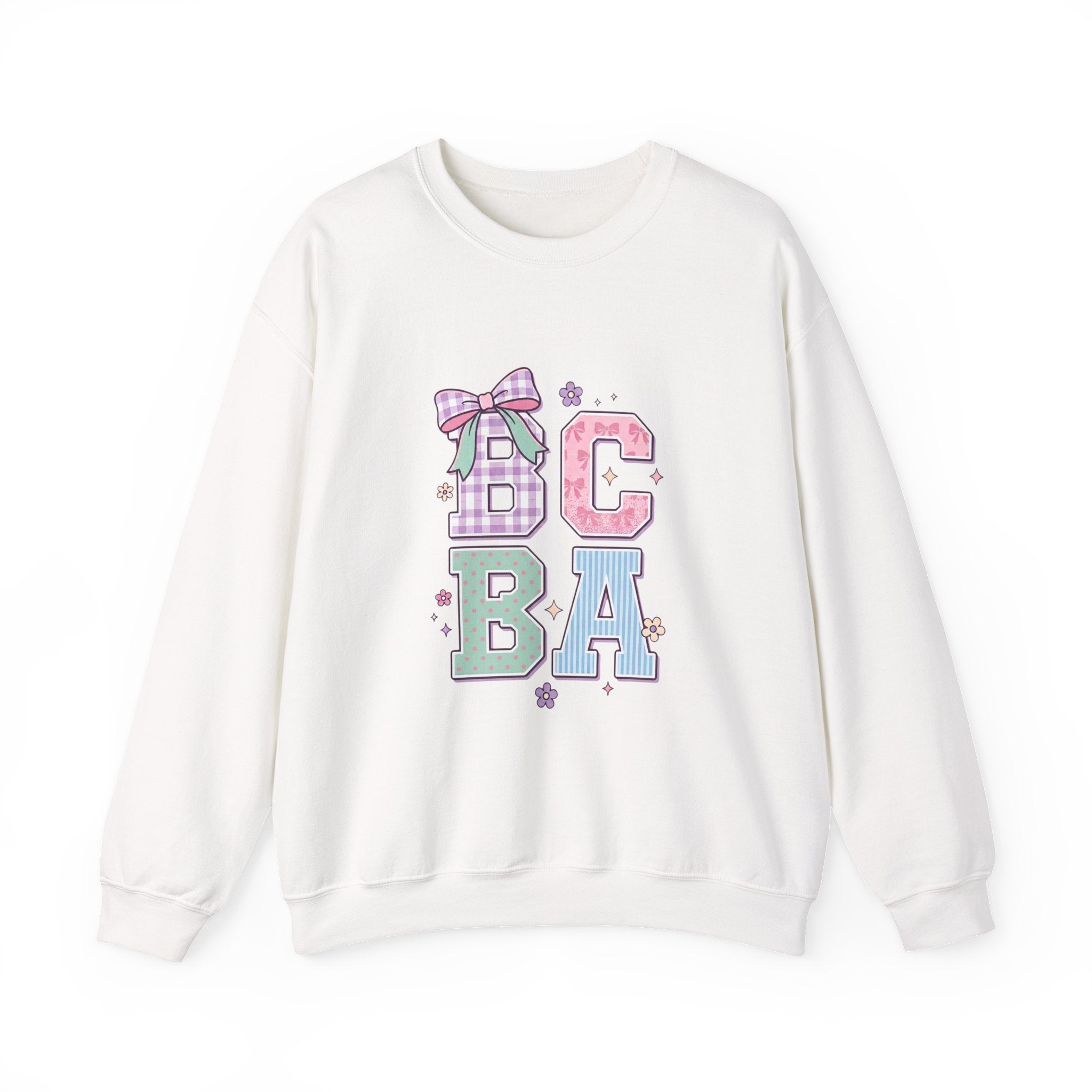 Pastel "BCBA" Pullover Hoodie | Cozy Behavior Analyst Sweatshirt Gift for BCBAs