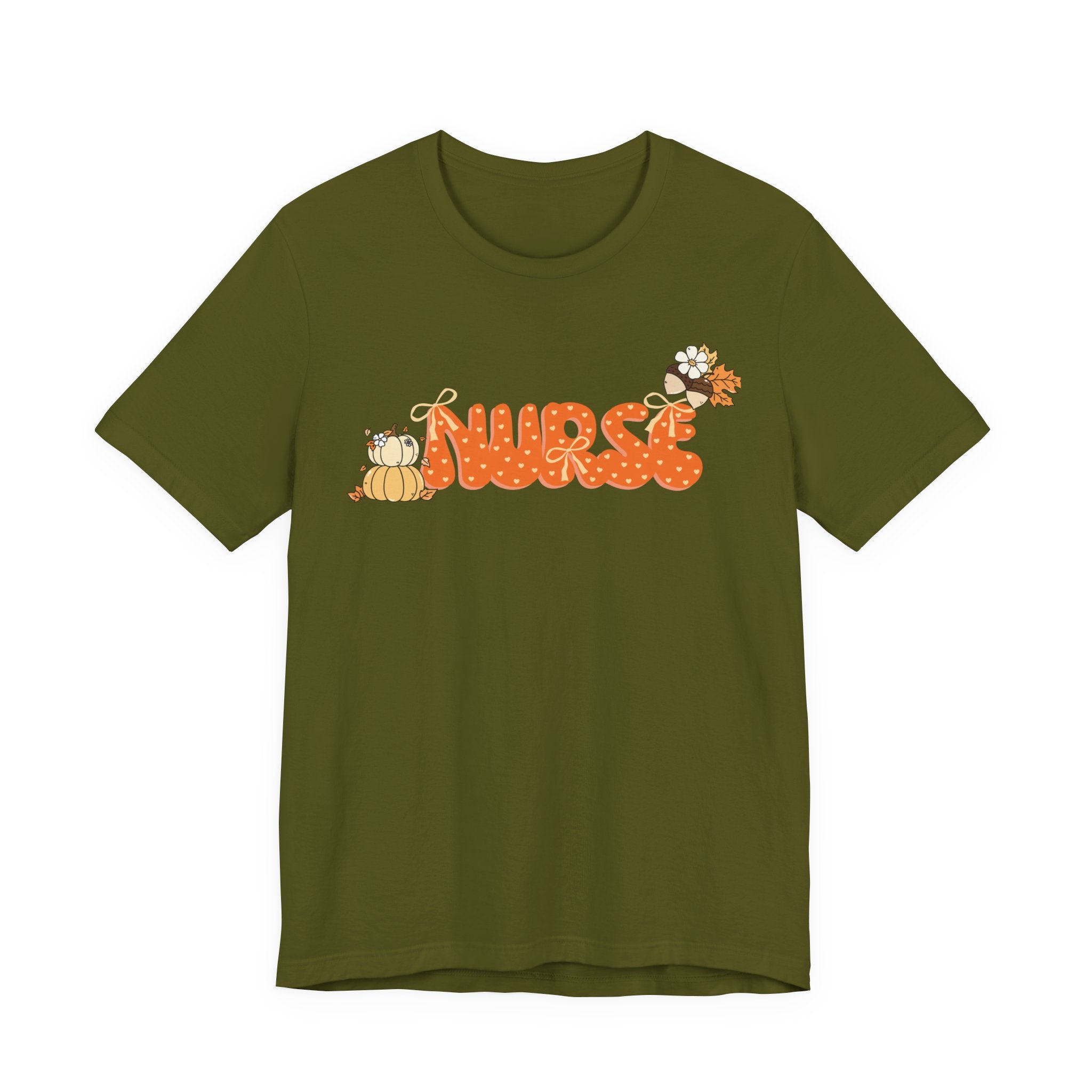 Nurse Pumpkin Patch Tee — Halloween Fall Graphic Nursing Shirt