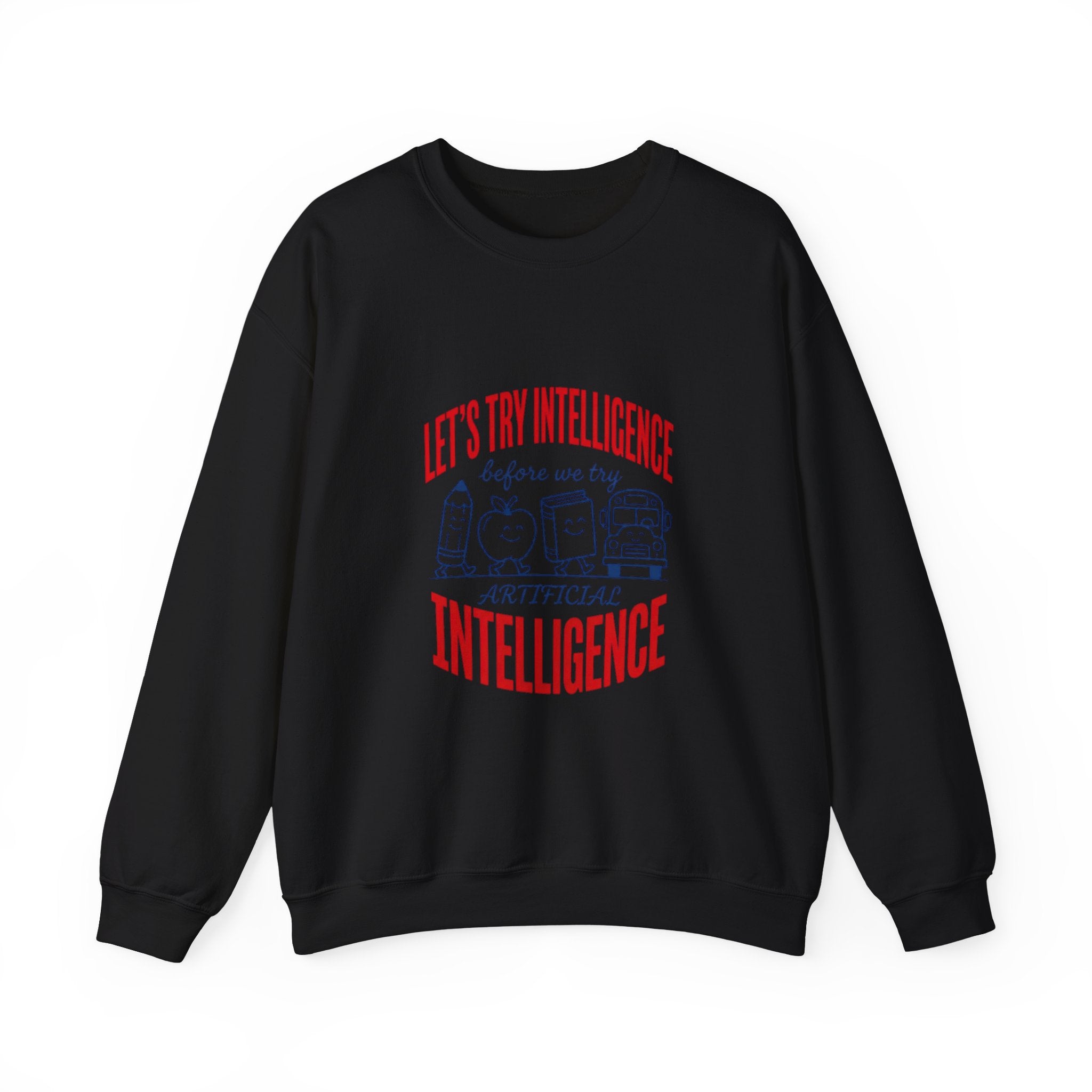 School try intelligence Unisex Heavy Blend™ Crewneck Sweatshirt