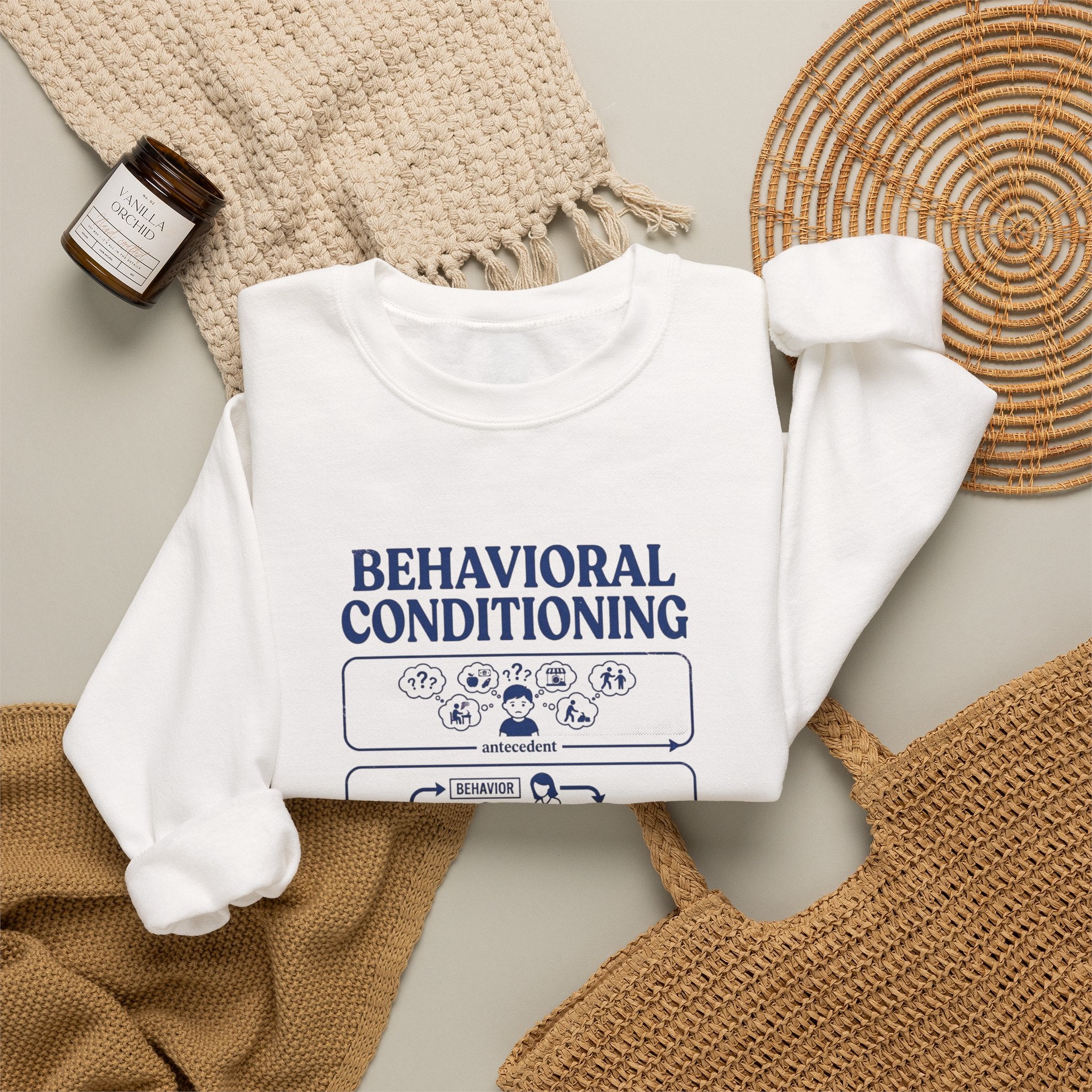 Behavioral Conditioning Sweatshirt — Psychology Diagram Crewneck
