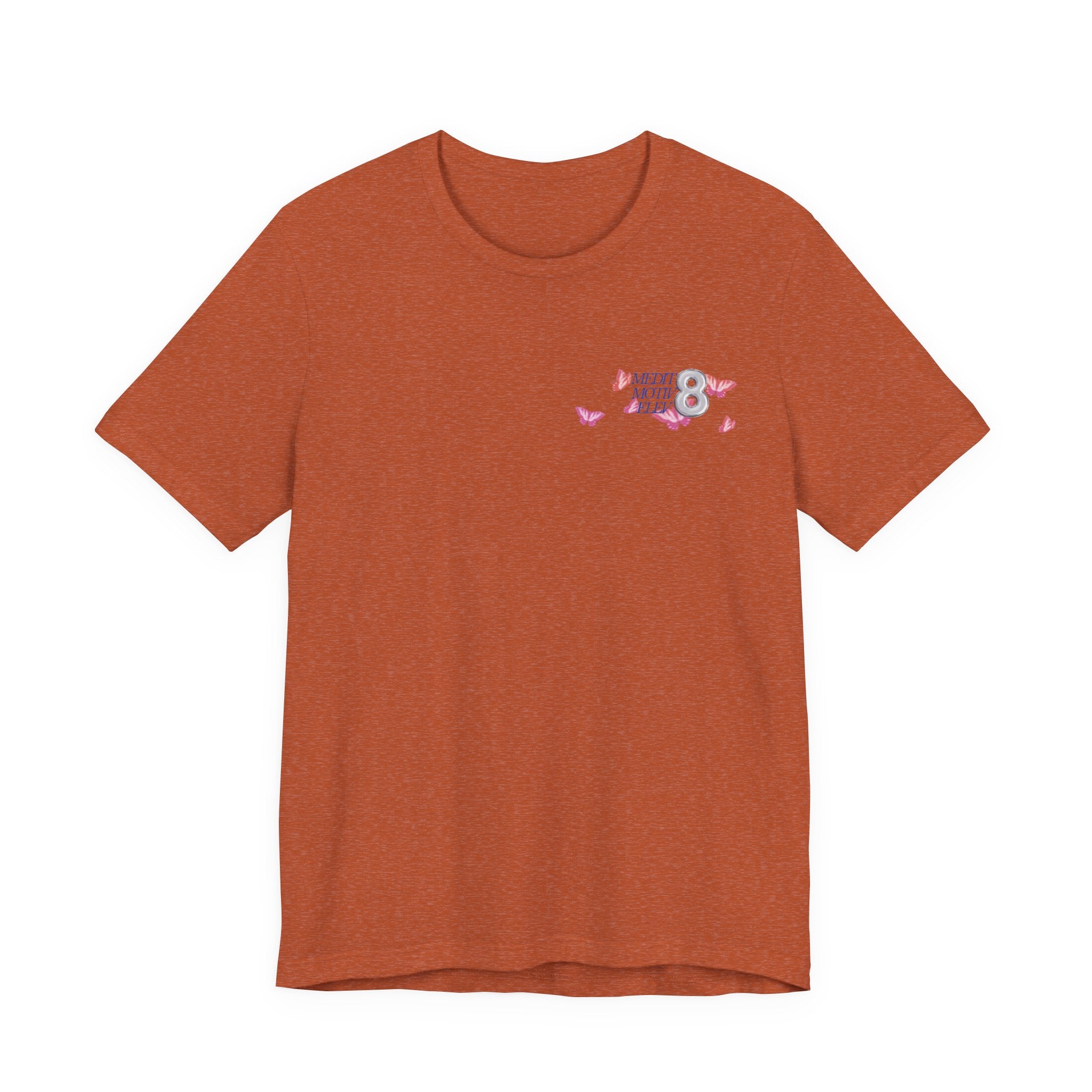 Grateful Hearts Club T‑Shirt – Floral Butterfly Graphic Tee