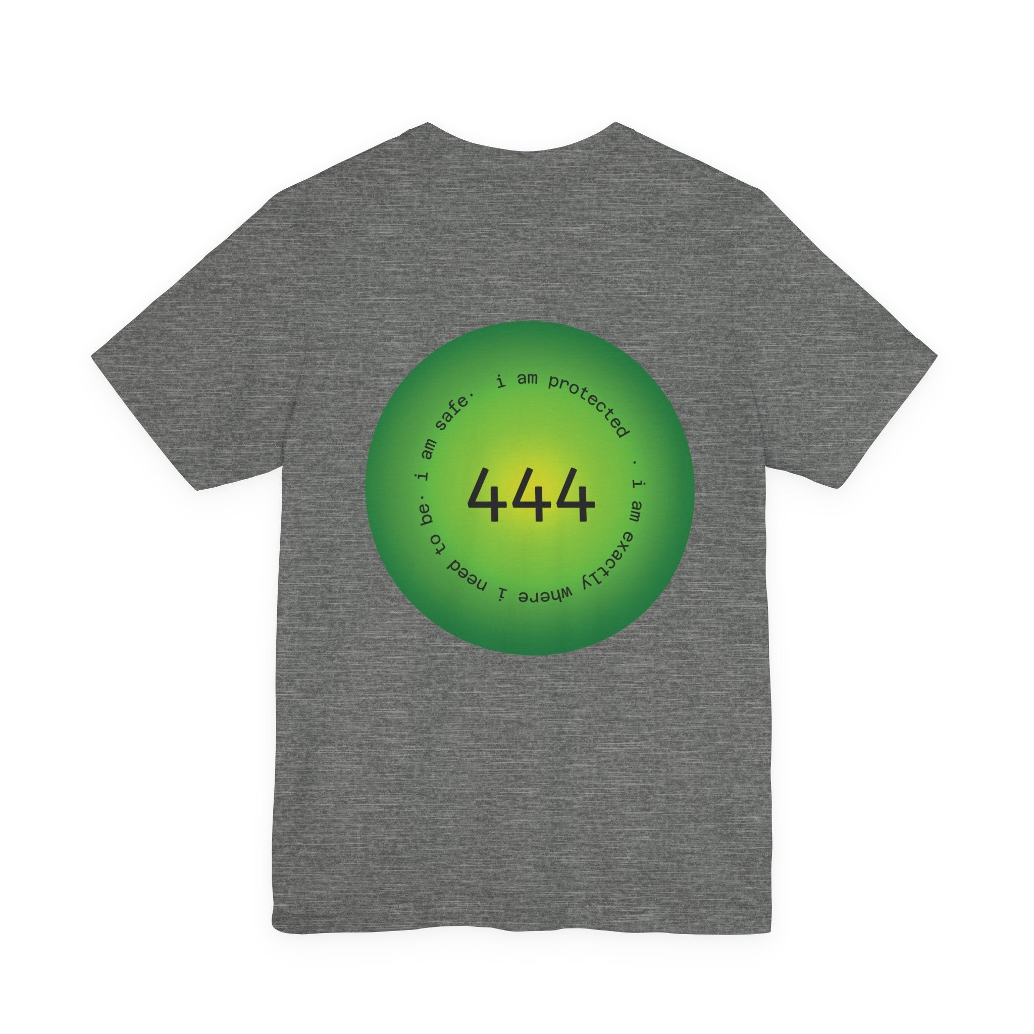 444 Protection Circle Tee — Spiritual Numerology T-Shirt