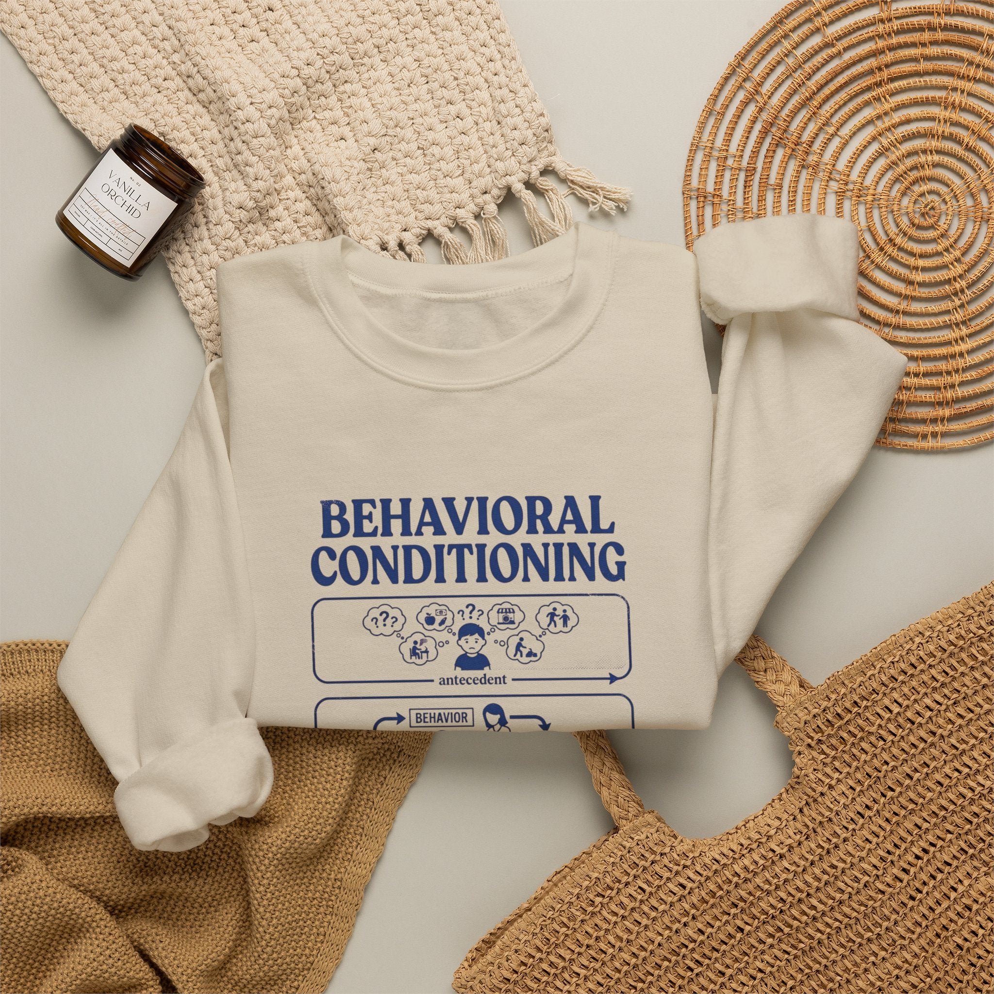 Behavioral Conditioning Sweatshirt — Psychology Diagram Crewneck