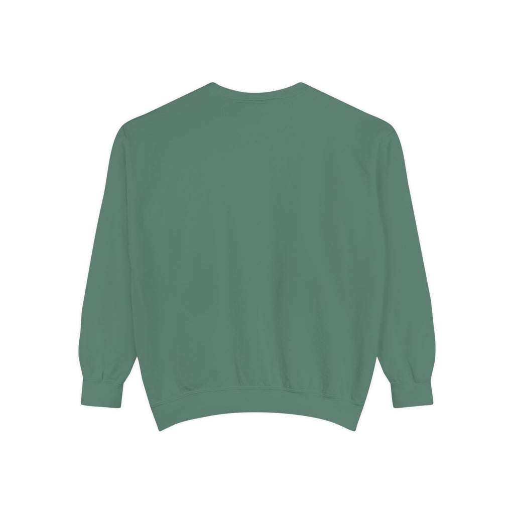 "try intelligence" crew neck sweatshirt