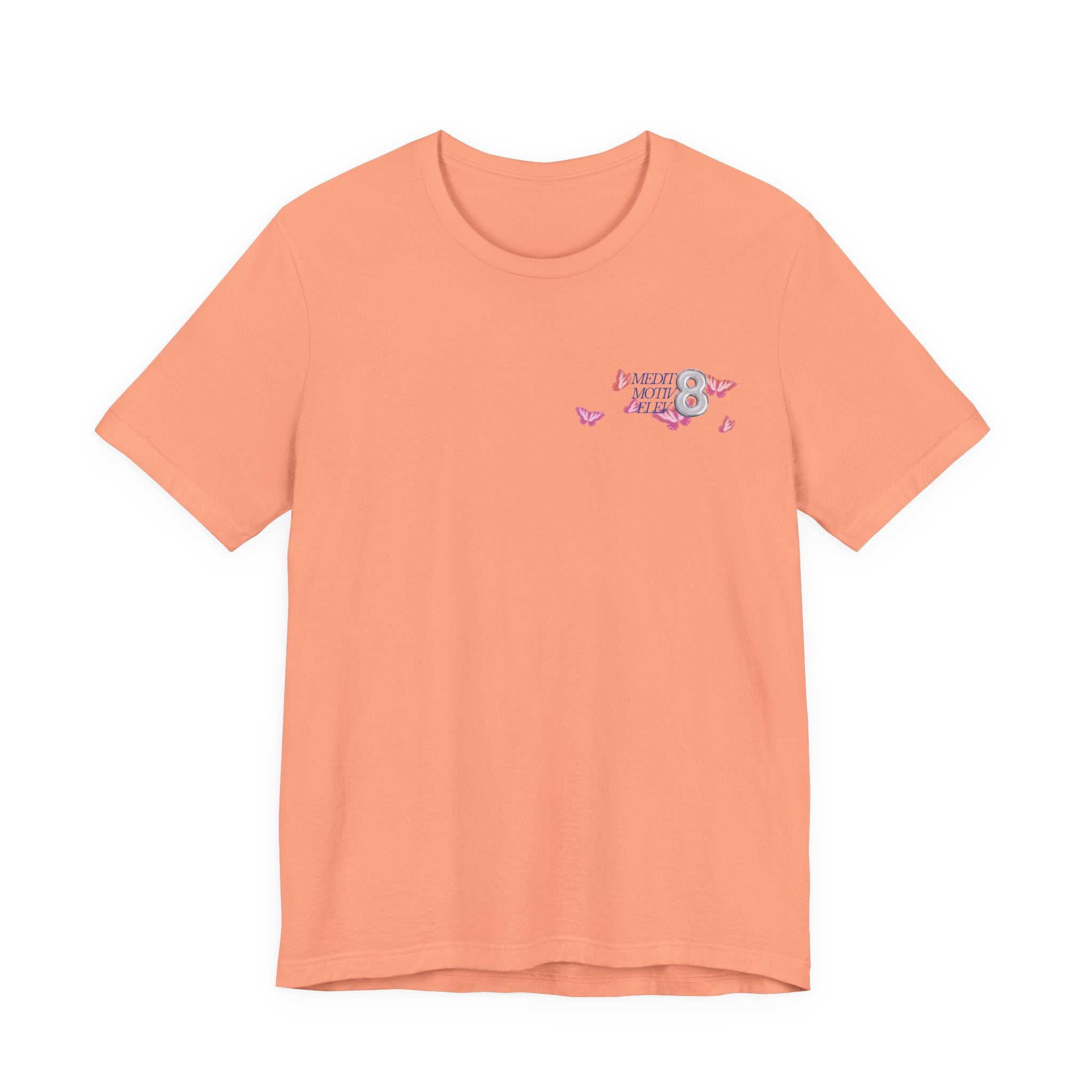 Grateful Hearts Club T‑Shirt – Floral Butterfly Graphic Tee