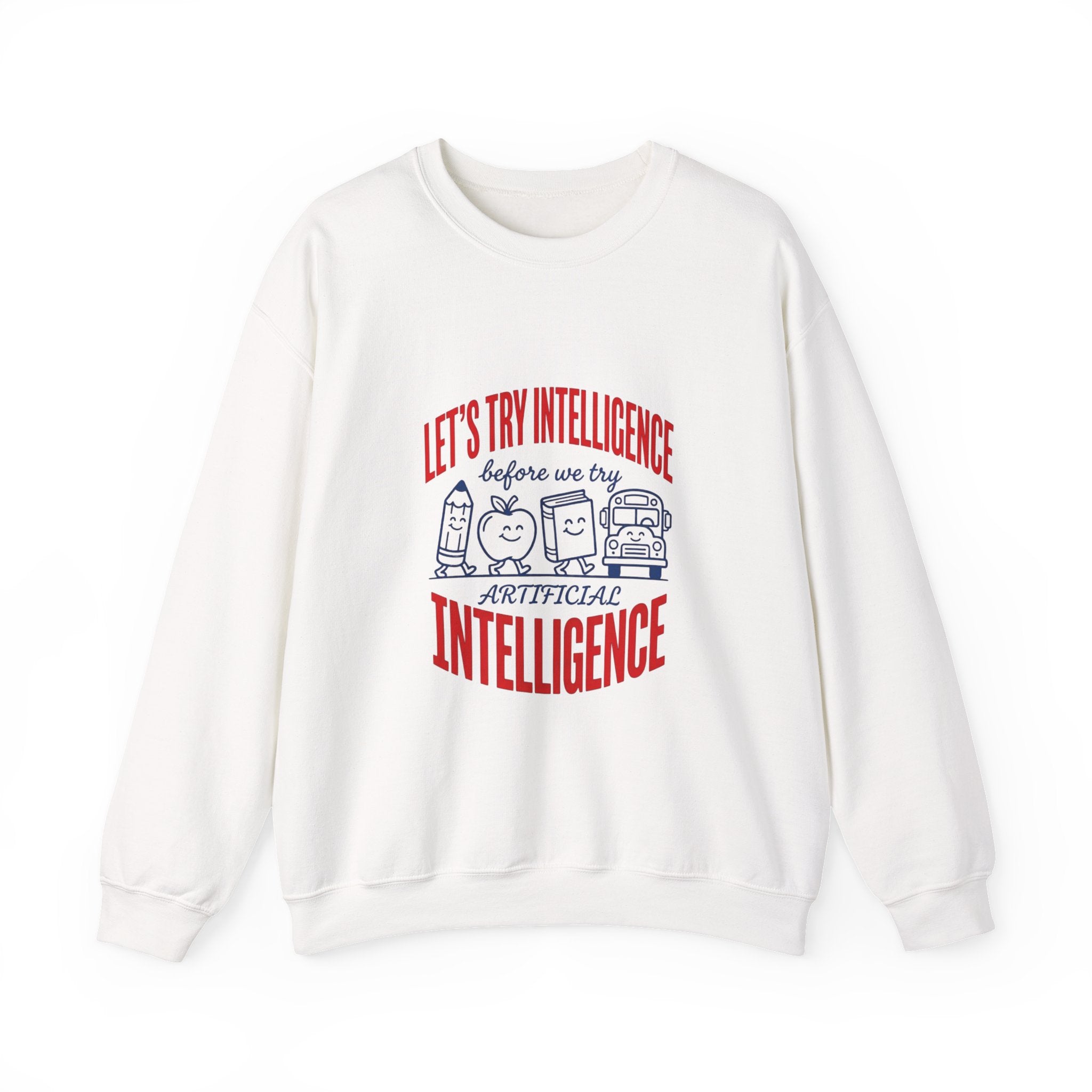 School try intelligence Unisex Heavy Blend™ Crewneck Sweatshirt