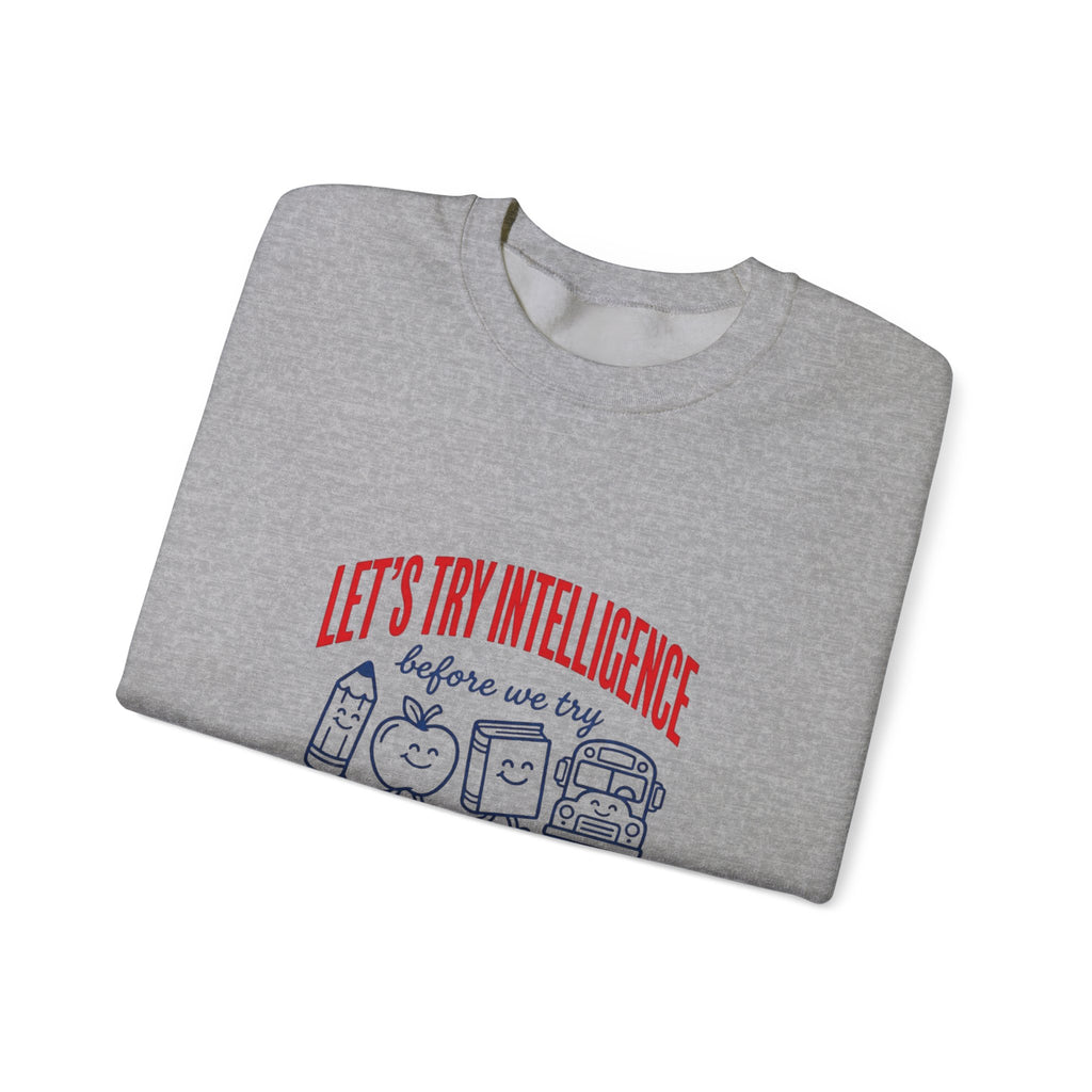 School try intelligence Unisex Heavy Blend™ Crewneck Sweatshirt
