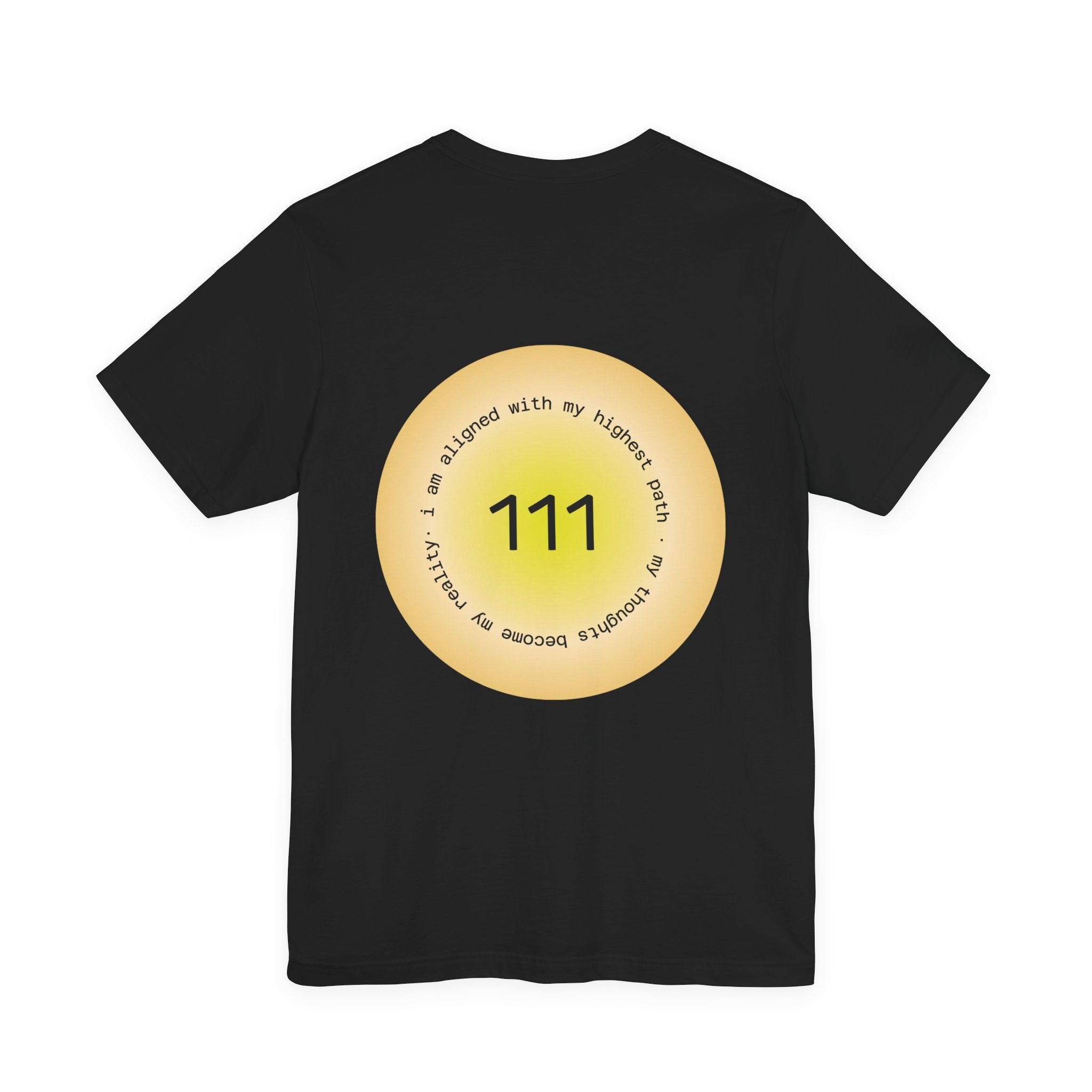Angel Number 111 T-Shirt — Spiritual Manifestation Tee with Positive Affirmation
