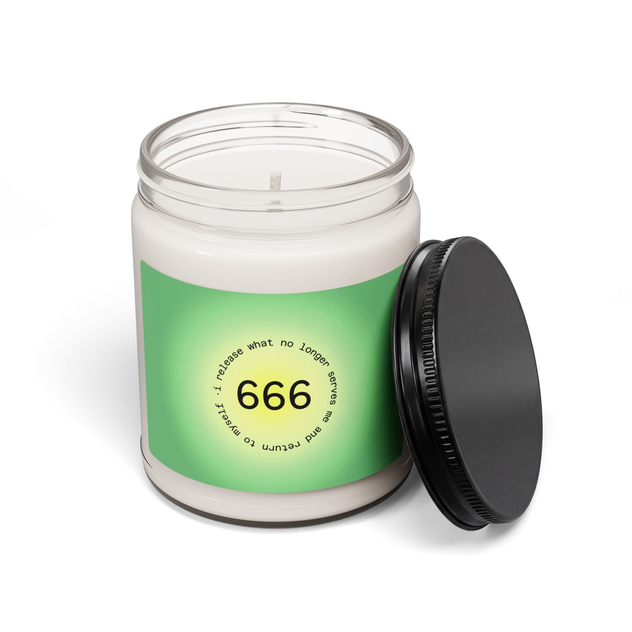 666 reset affirmation candle