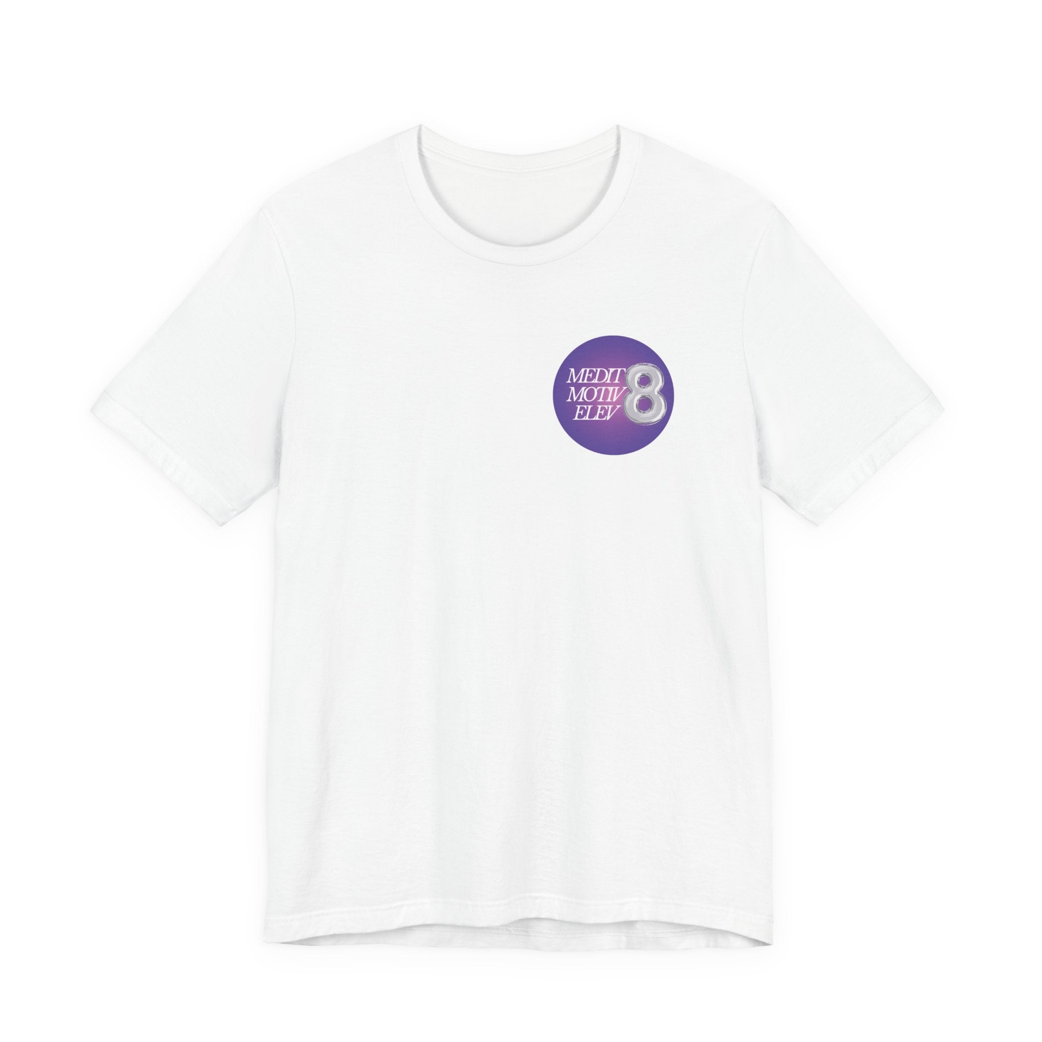 Spiritual 777 Numerology Tee – "Manifest Miracles" Purple Circle Graphic T-Shirt