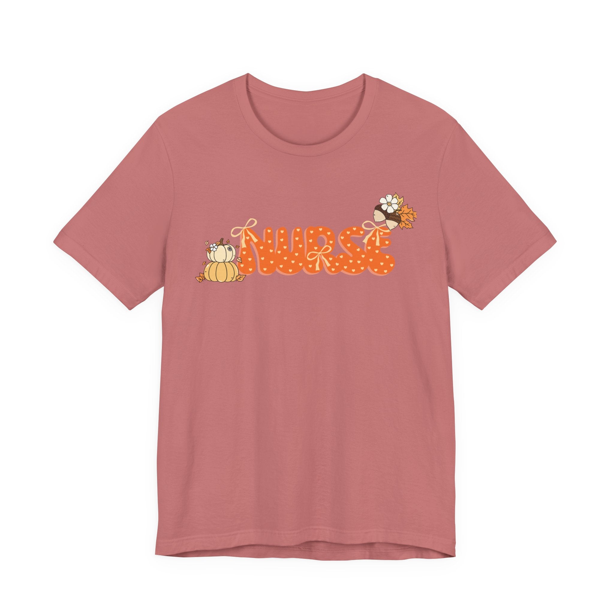 Nurse Pumpkin Patch Tee — Halloween Fall Graphic Nursing Shirt