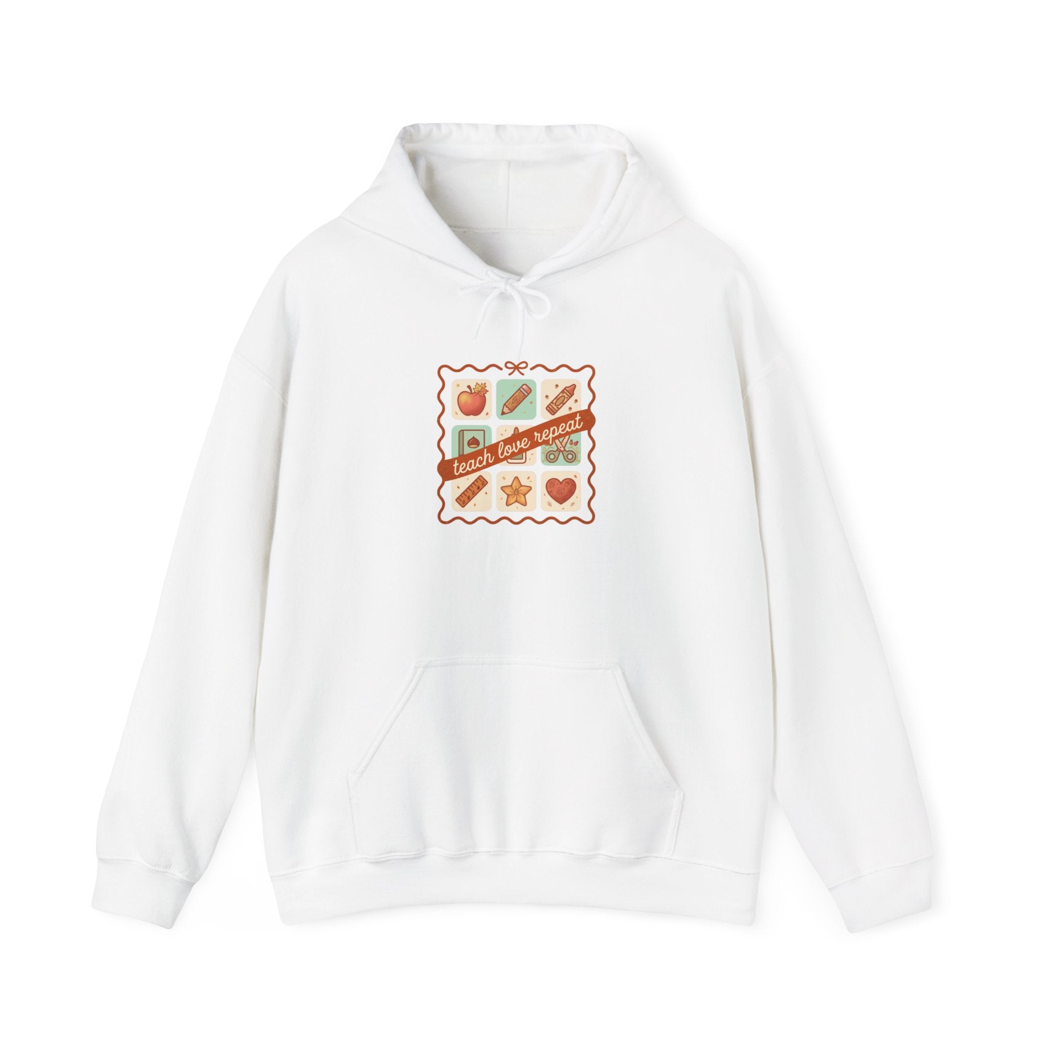 Back to School Patch Hoodie | School Supplies, Cute Classroom Graphic