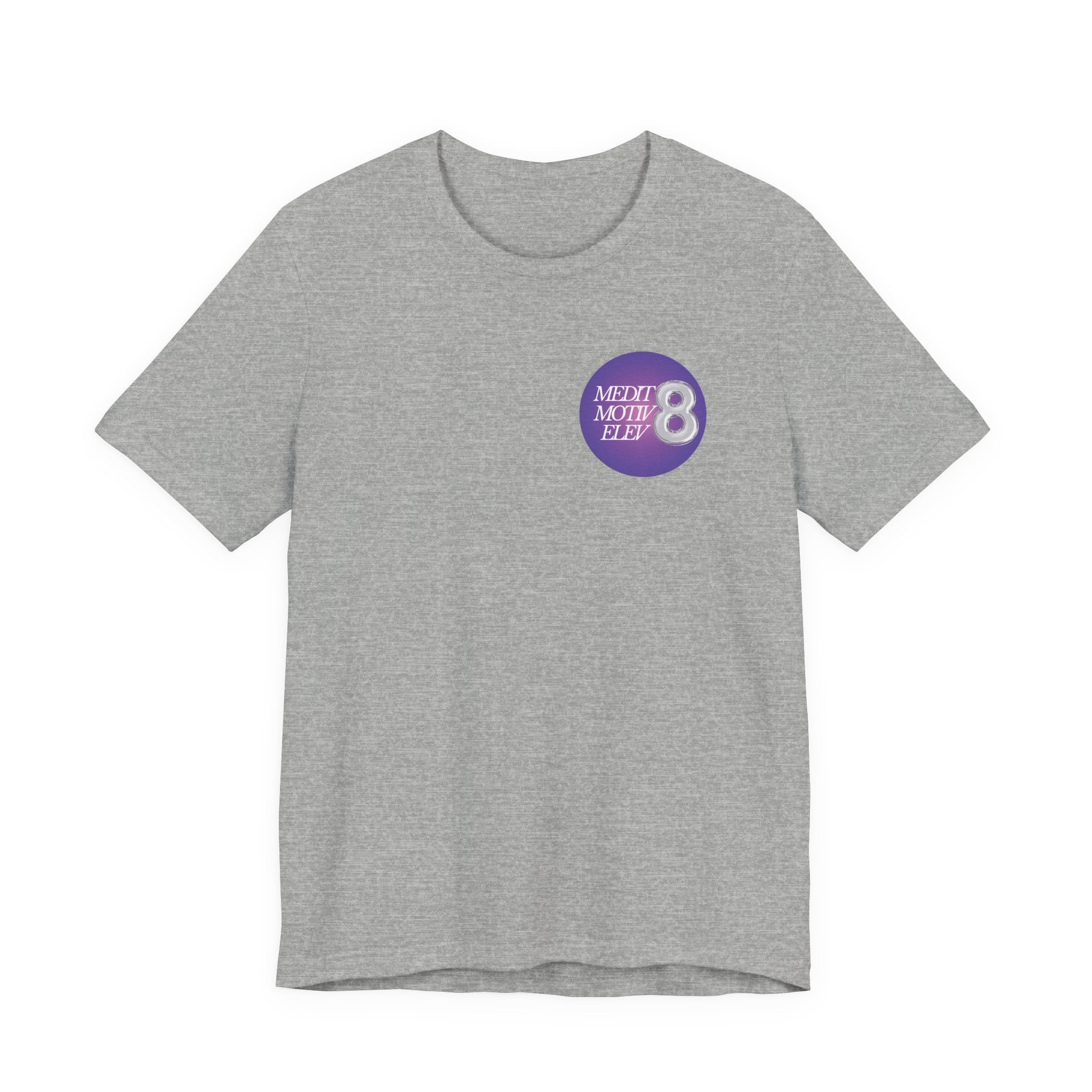Spiritual 777 Numerology Tee – "Manifest Miracles" Purple Circle Graphic T-Shirt