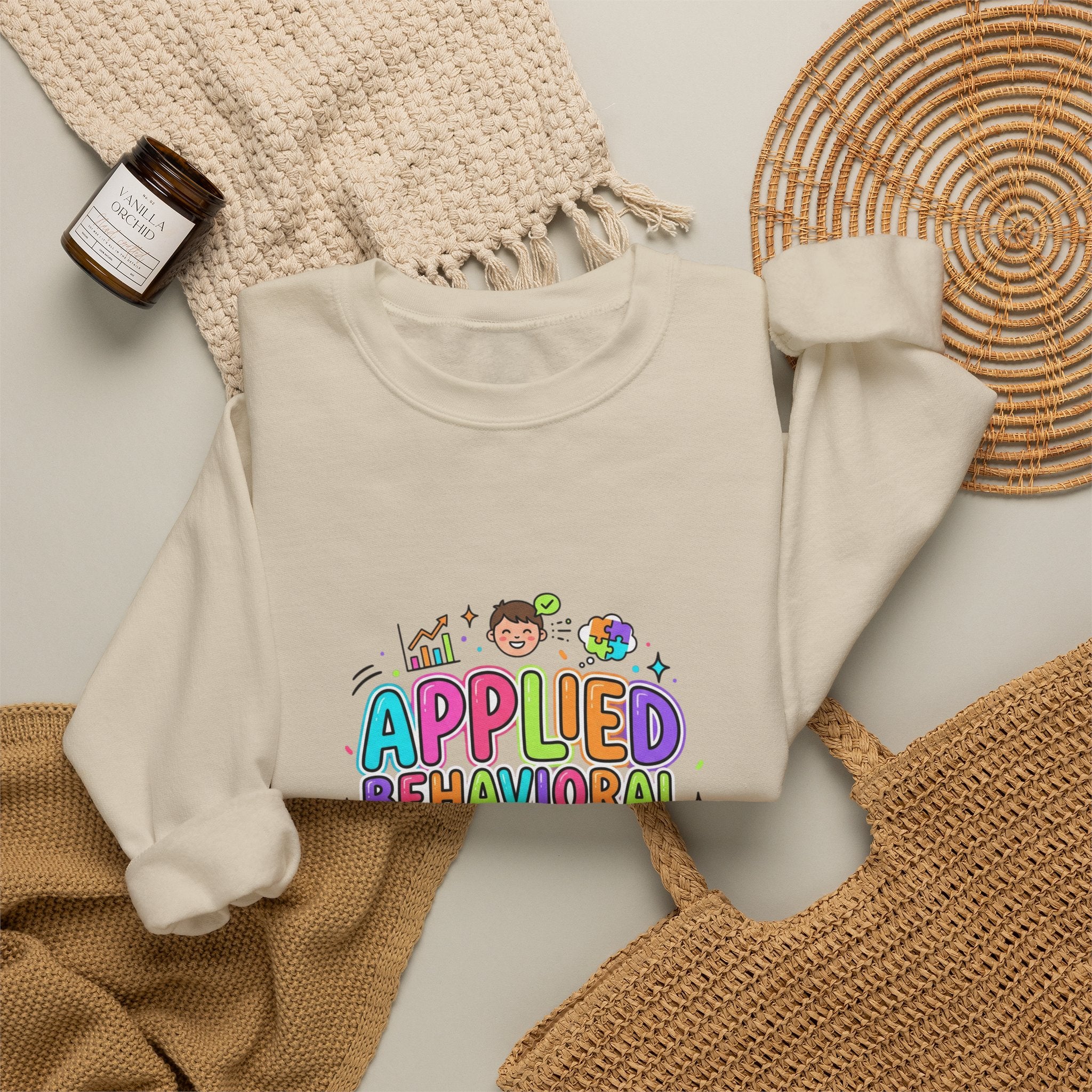 Applied Behavioral Therapist Crewneck | School Staff Apparel, Support Staff