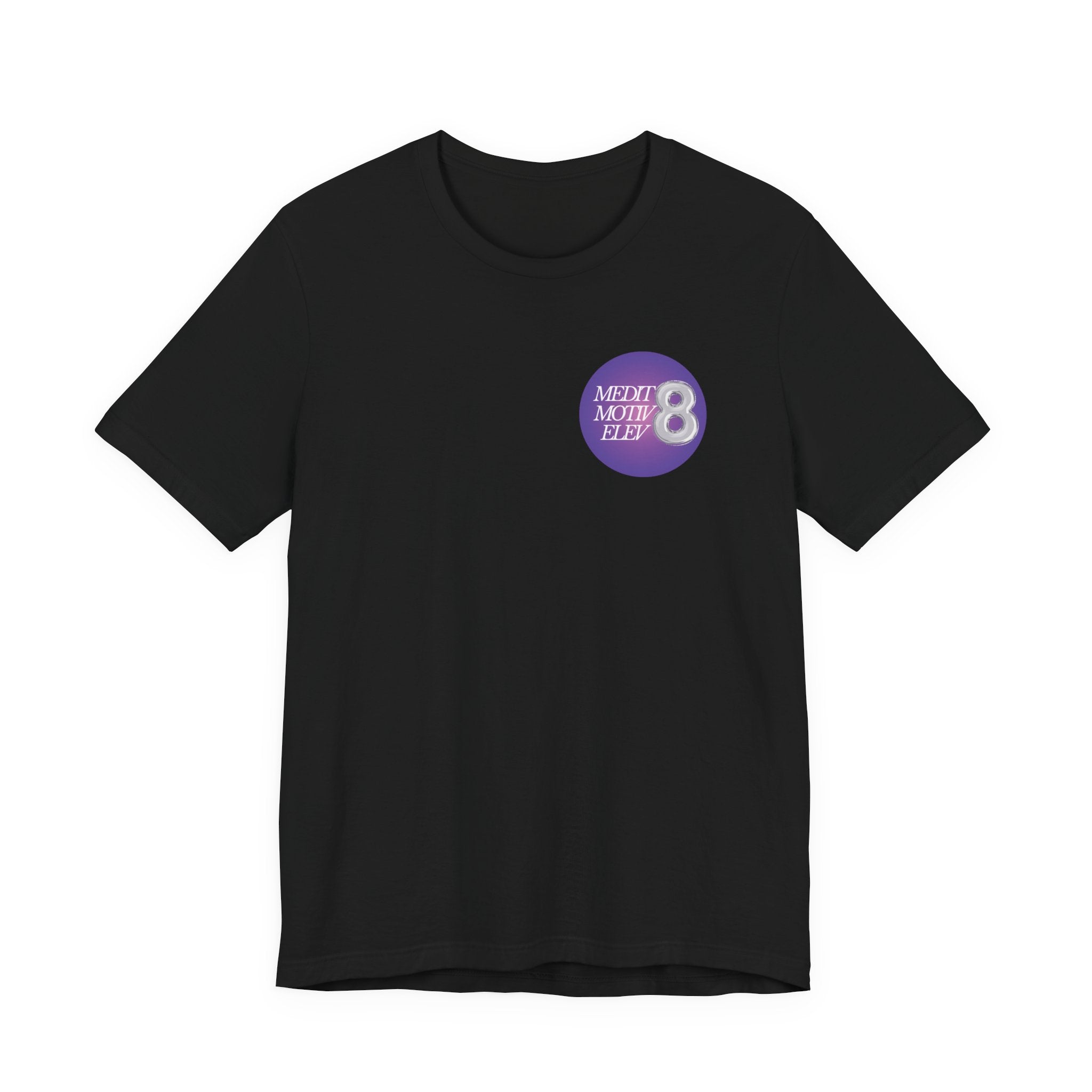 Spiritual 777 Numerology Tee – "Manifest Miracles" Purple Circle Graphic T-Shirt