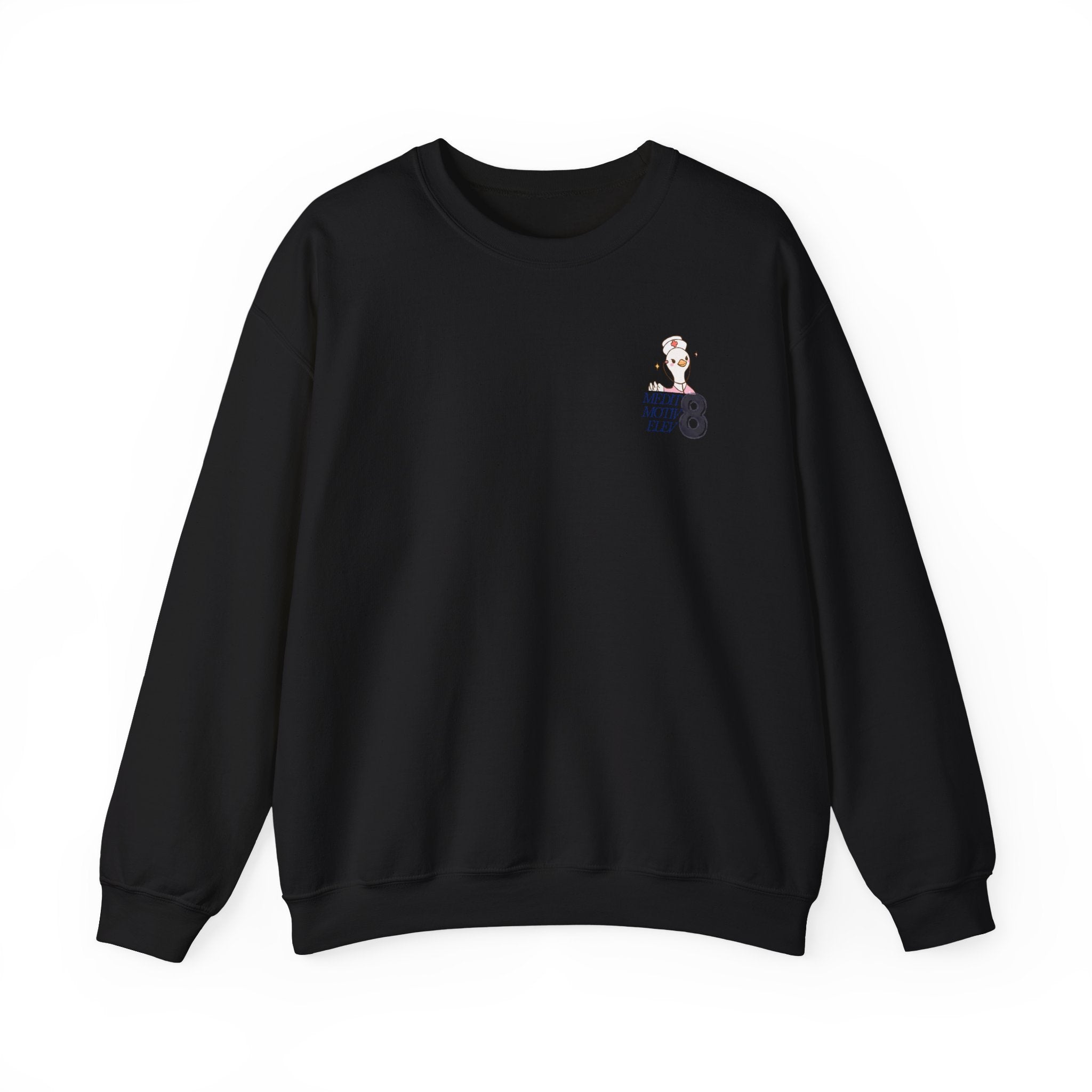 Future Nurse Crewneck Sweatshirt — Cute Pink Nurse Duck Design